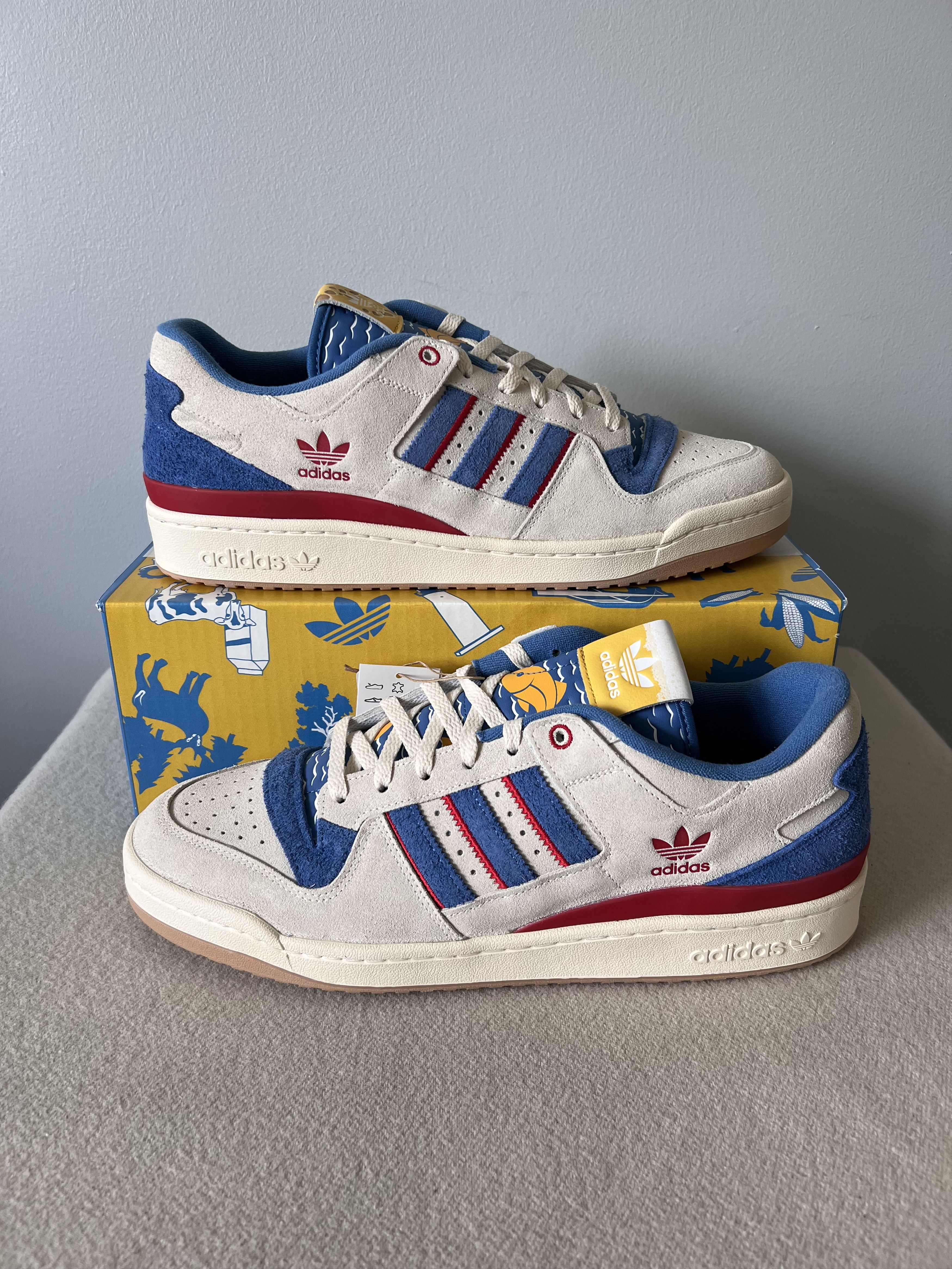 Adidas Adidas Clicks Kicks Fourm Low 414 Day in White Size US 14 / EU 47 - 2 Thumbnail