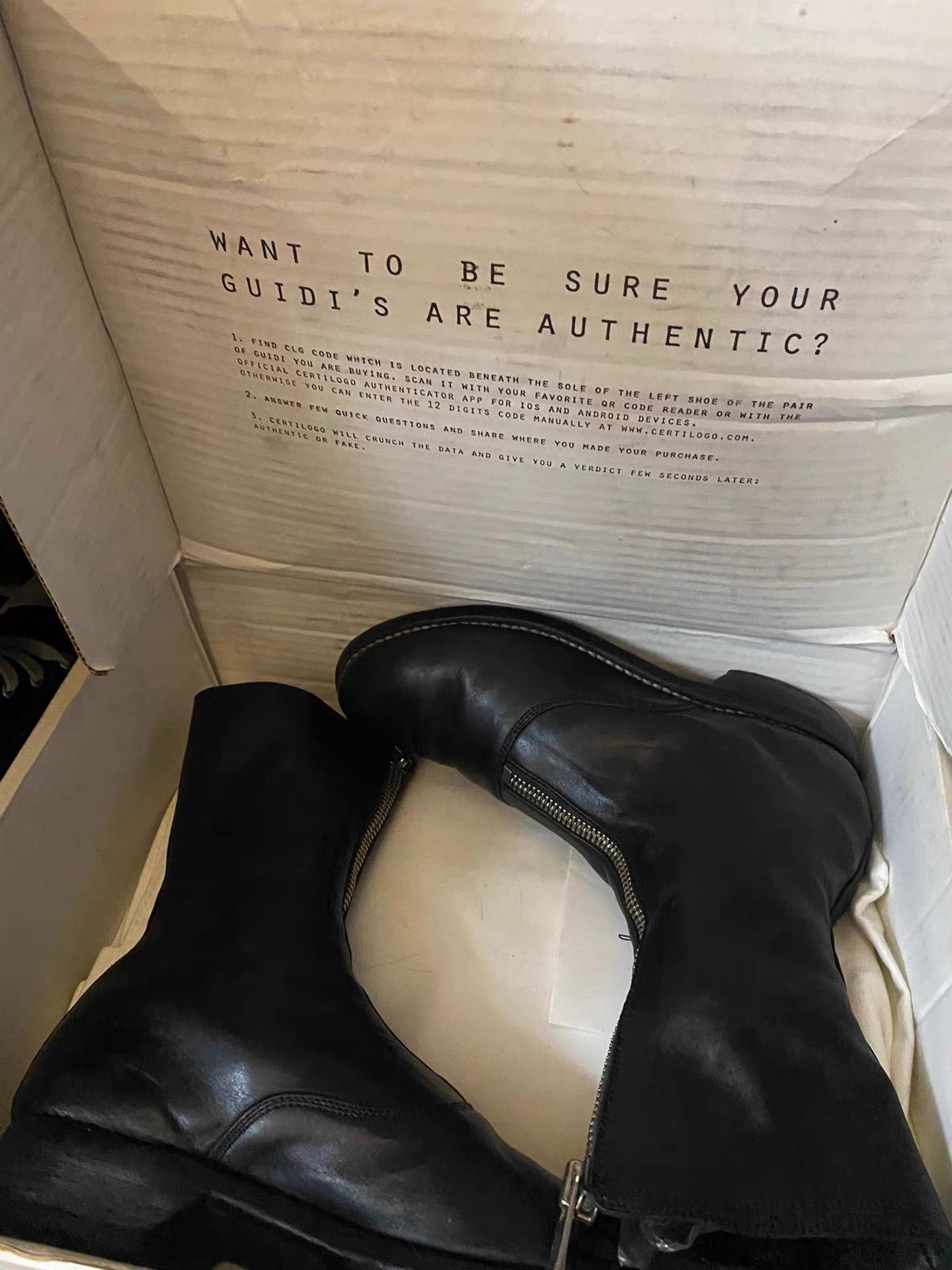 Guidi Guidi 210 Size 37.5 Soft Horse Leather Ankle Boots Front Zip Size US 7.5 / IT 37.5 - 8 Thumbnail