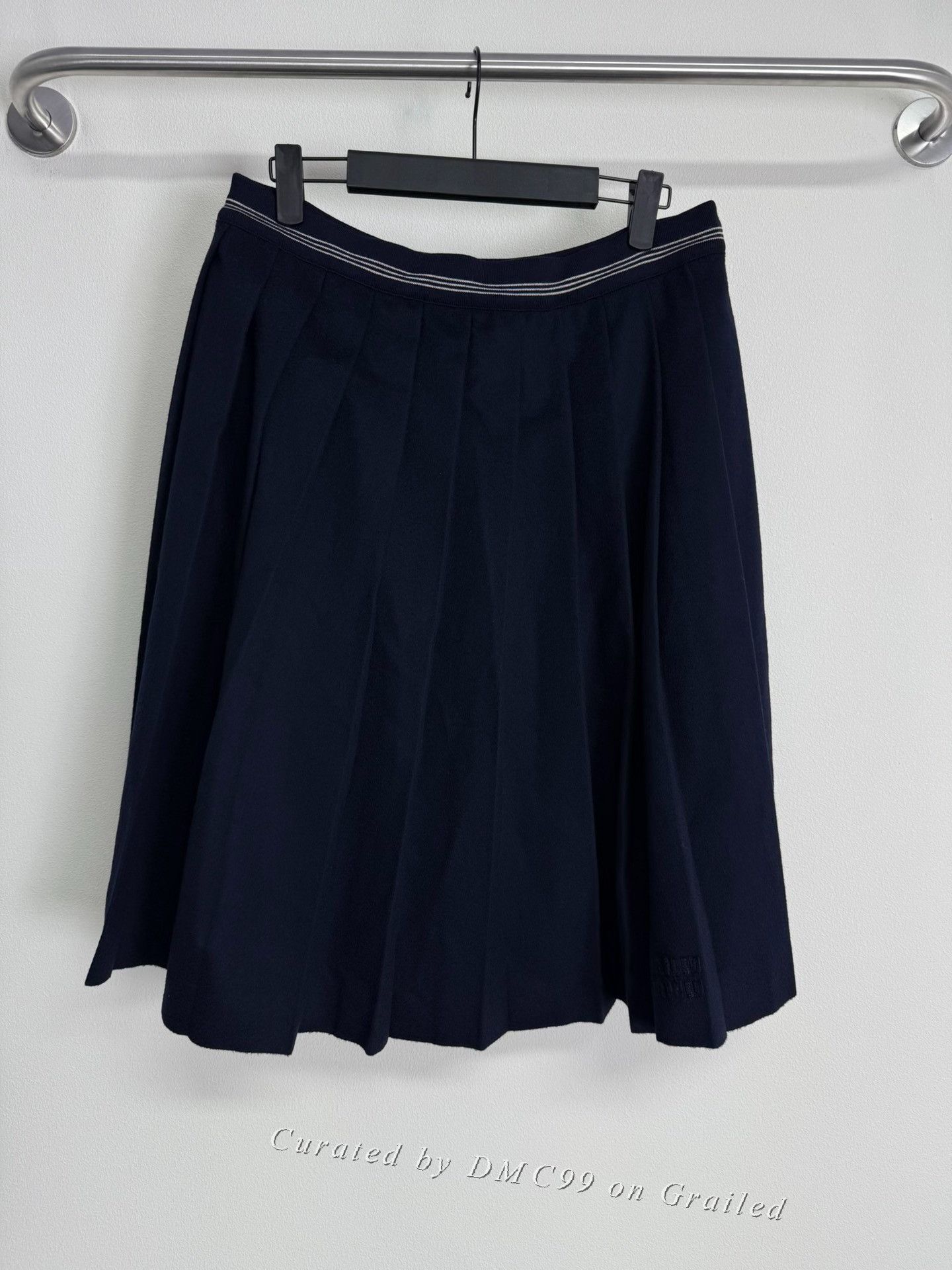 Miu Miu Miu Miu Velvet Pleated Midi Dress Size XS / US 0-2 / IT 36-38 - 1 Thumbnail
