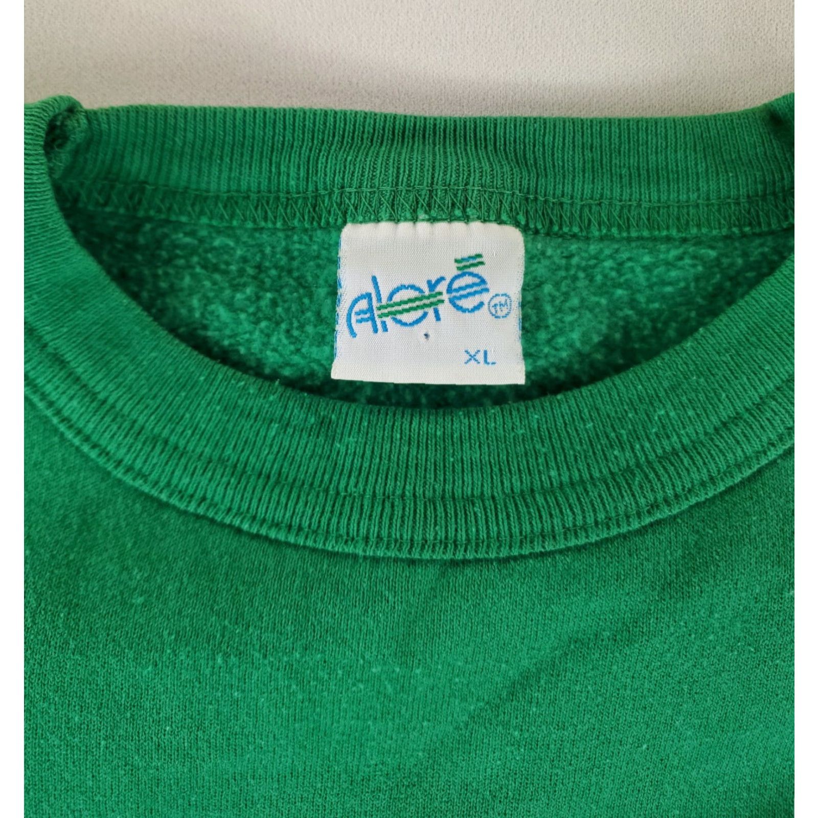 Vintage VINTAGE Alore St Patricks Day Sweatshirt Green XL Mens Made USA 80s 90s Crew Neck Pullover Sweatshirt Size US XL / EU 56 / 4 - 3 Thumbnail