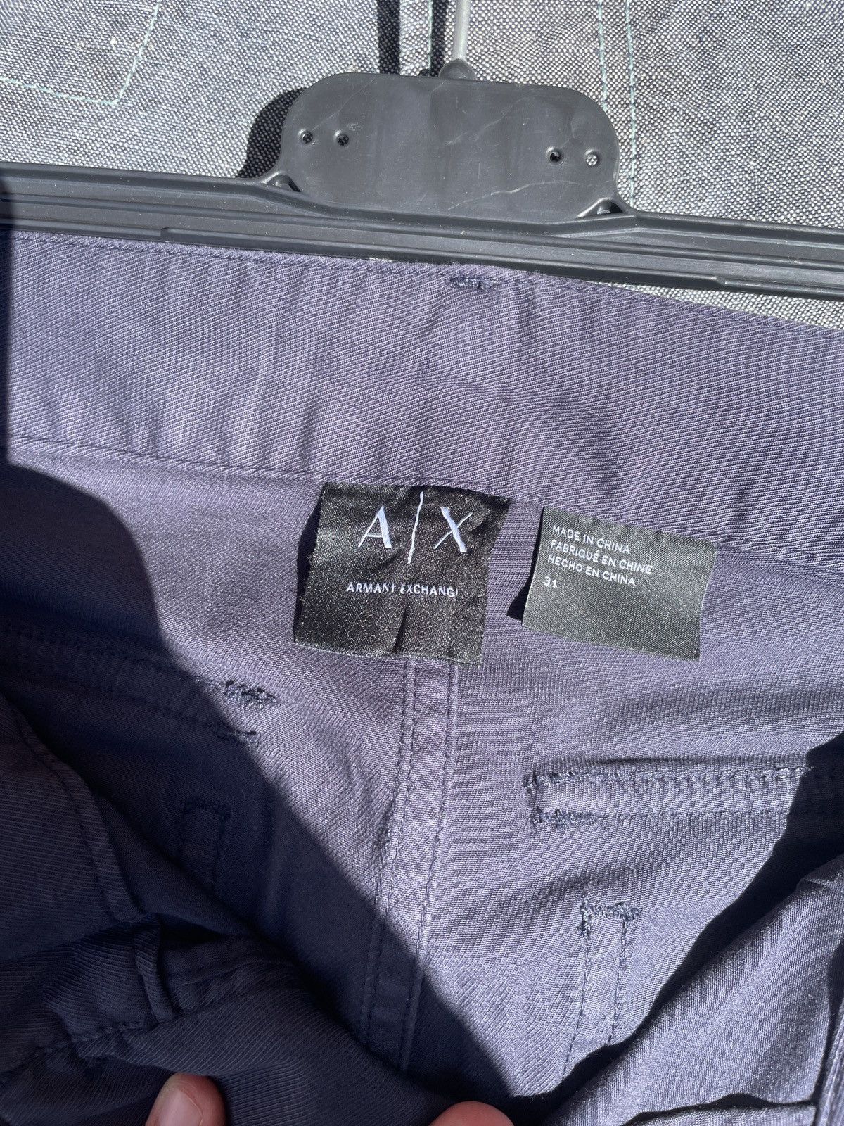 Armani Exchange Men’s ARMANI EXCHANGE NAVY COTTON SLIM FIT CARGO PANTS SZ 31 Size US 31 - 6 Thumbnail