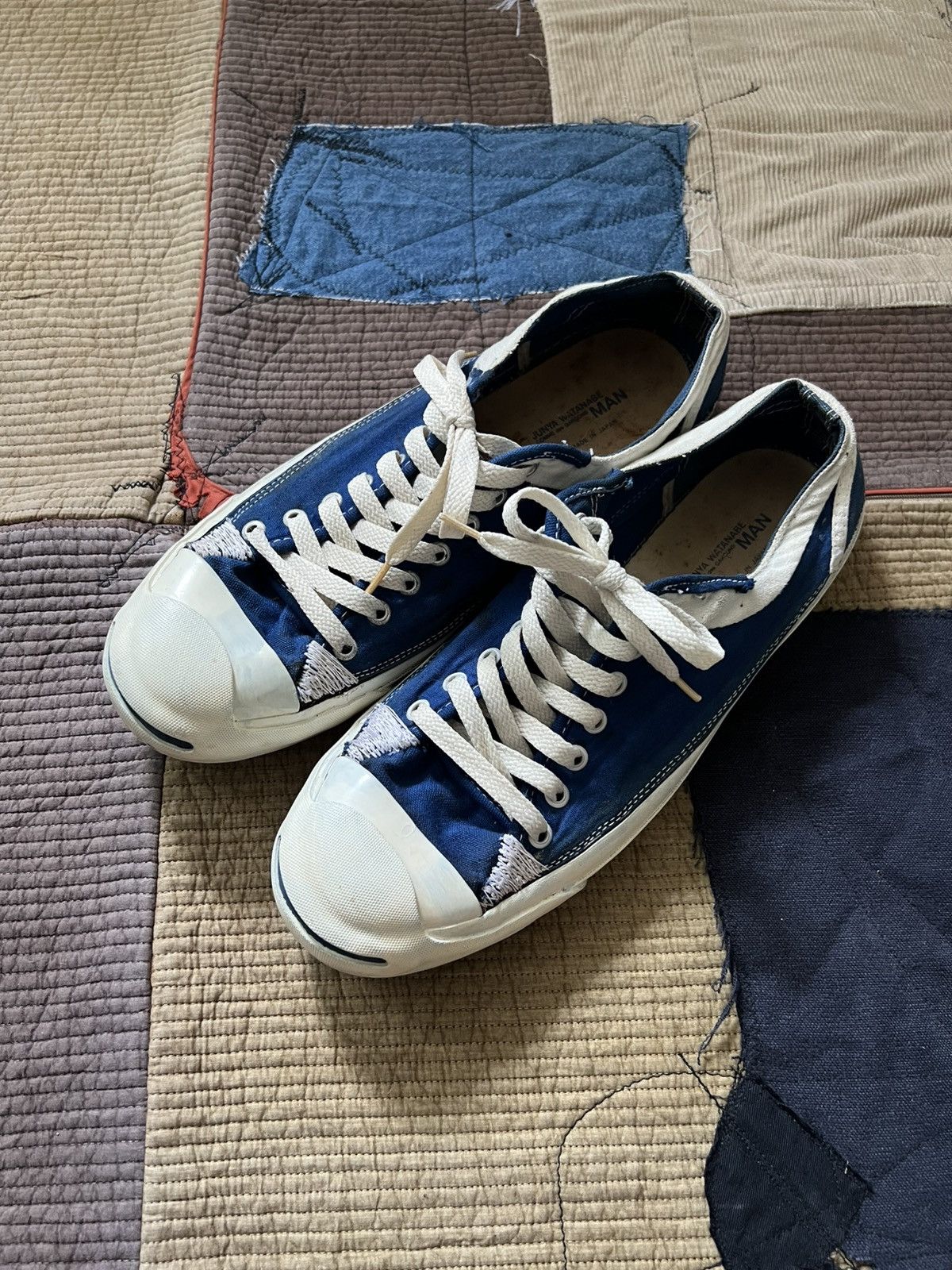 Junya Watanabe Grail* AW06 Junya Watanabe MAN x Converse Jack Purcell Size US 11 / EU 44 - 4 Thumbnail