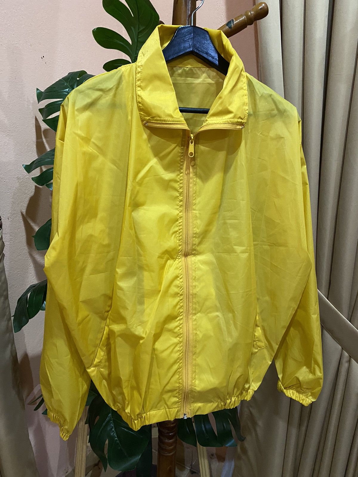 Vintage Toyota 4WD Windbreaker Jacket - Retro Yellow Promotional Size US L / EU 52-54 / 3 - 6 Thumbnail