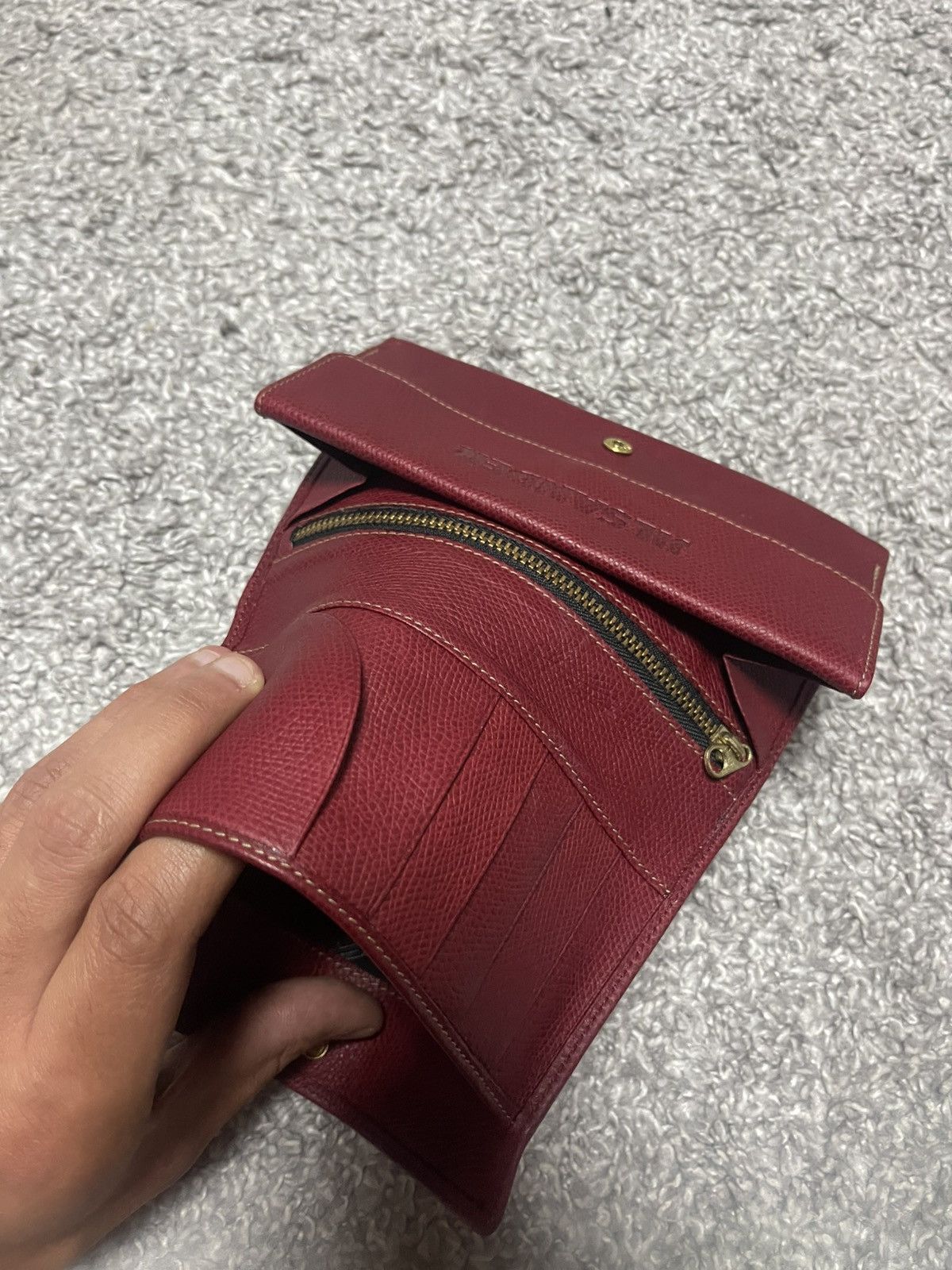 Jil Sander Jil Sander Vintage RARE Leather Folding Wallet West Germany Size ONE SIZE - 15 Thumbnail