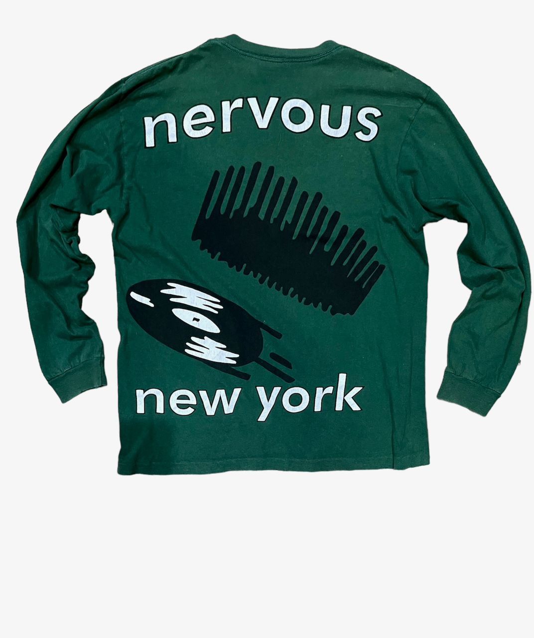 Vintage Vintage Nervous New York L/S Size US XL / EU 56 / 4 - 2 Thumbnail