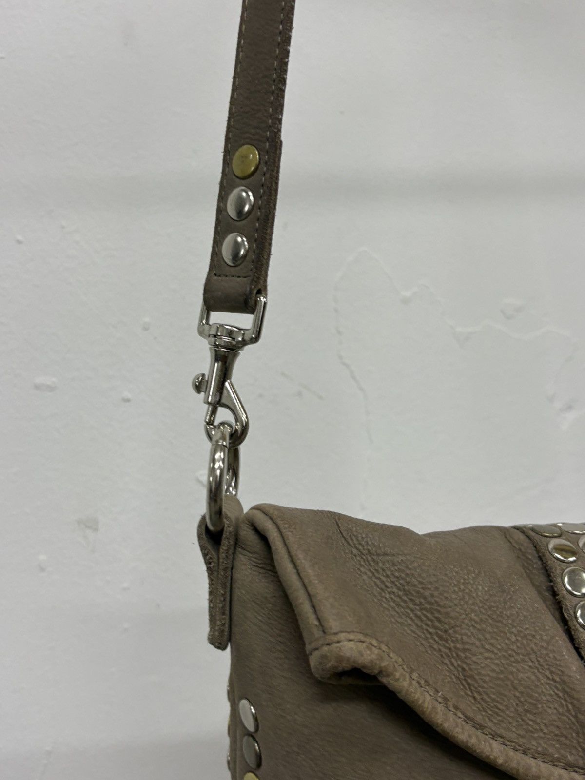 KMRii LGB GOA Lamb Leather Cyberpunk Studded Sling Bag Size ONE SIZE - 7 Thumbnail