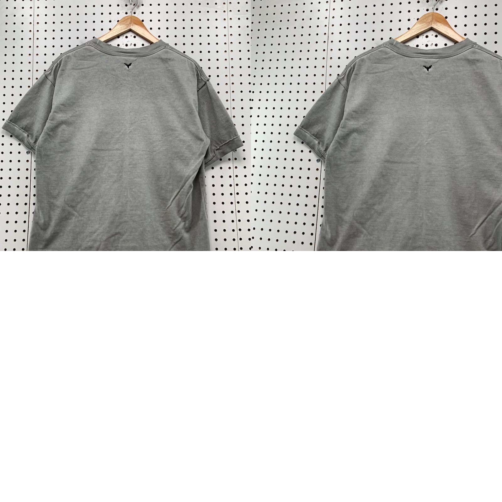 Vintage Ditch Embroidered Scroll T Shirt Mens Medium Gray Goth Heavyweight Size US M / EU 48-50 / 2 - 9 Thumbnail