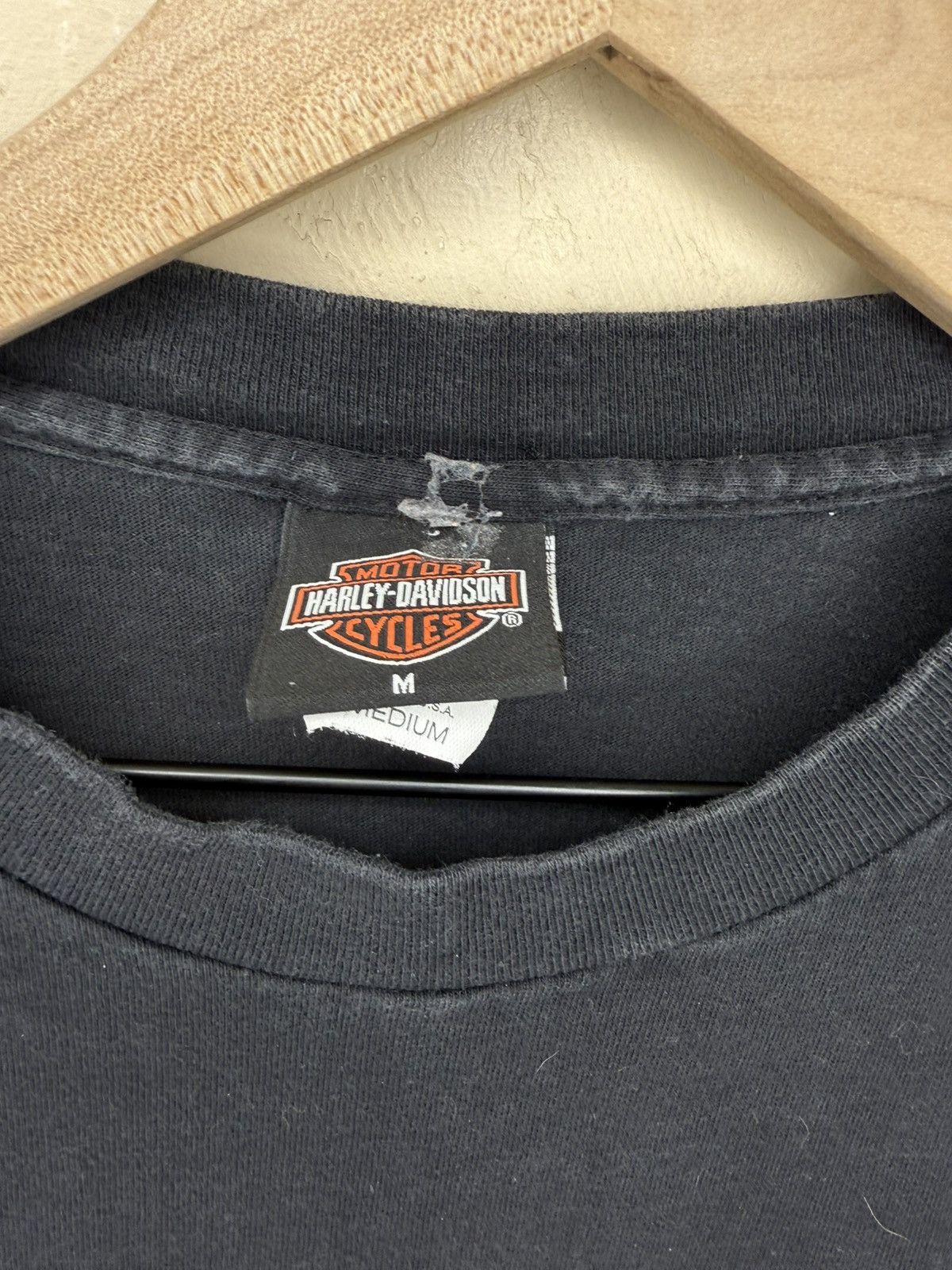 Harley Davidson Vintage 2002 Harley Davidson Rattlesnake Snake Logo size M Size US M / EU 48-50 / 2 - 3 Thumbnail