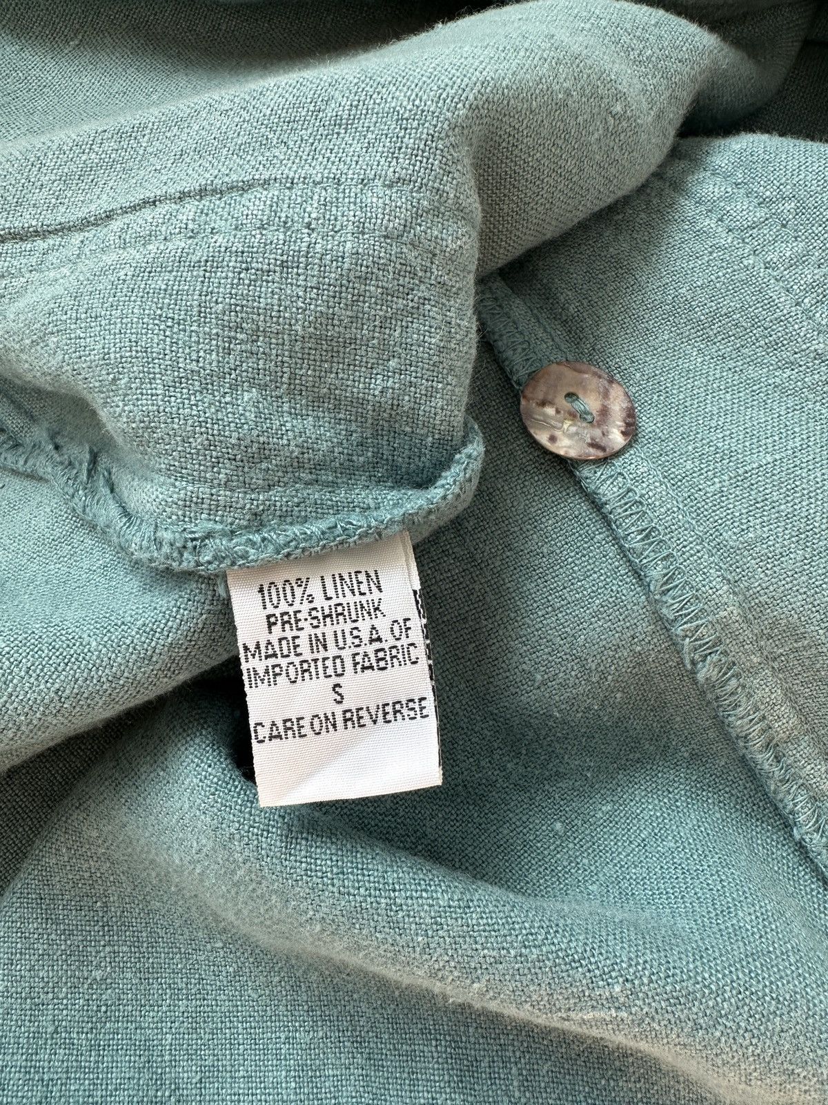 Orvis ORVIS Vintage 100% Linen made in USA Blue Blazer Jacket S Size S / US 4 / IT 40 - 9 Thumbnail