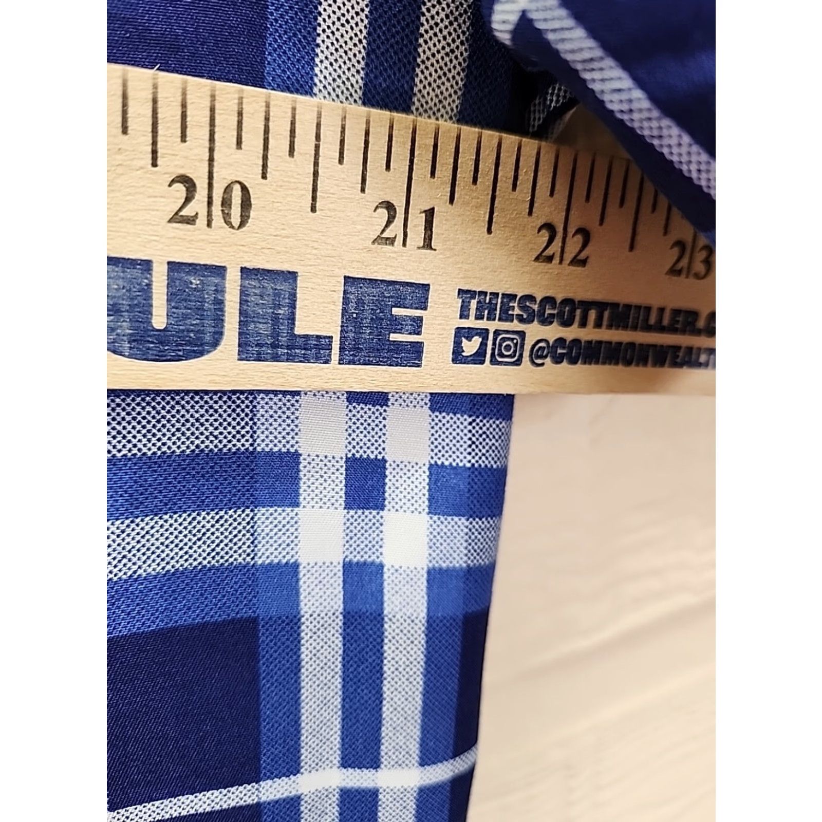 Vintage Suslo Couture Shirt XL Blue Plaid Button-Up Short Sleeve Mens Regular Size Size US XL / EU 56 / 4 - 5 Thumbnail