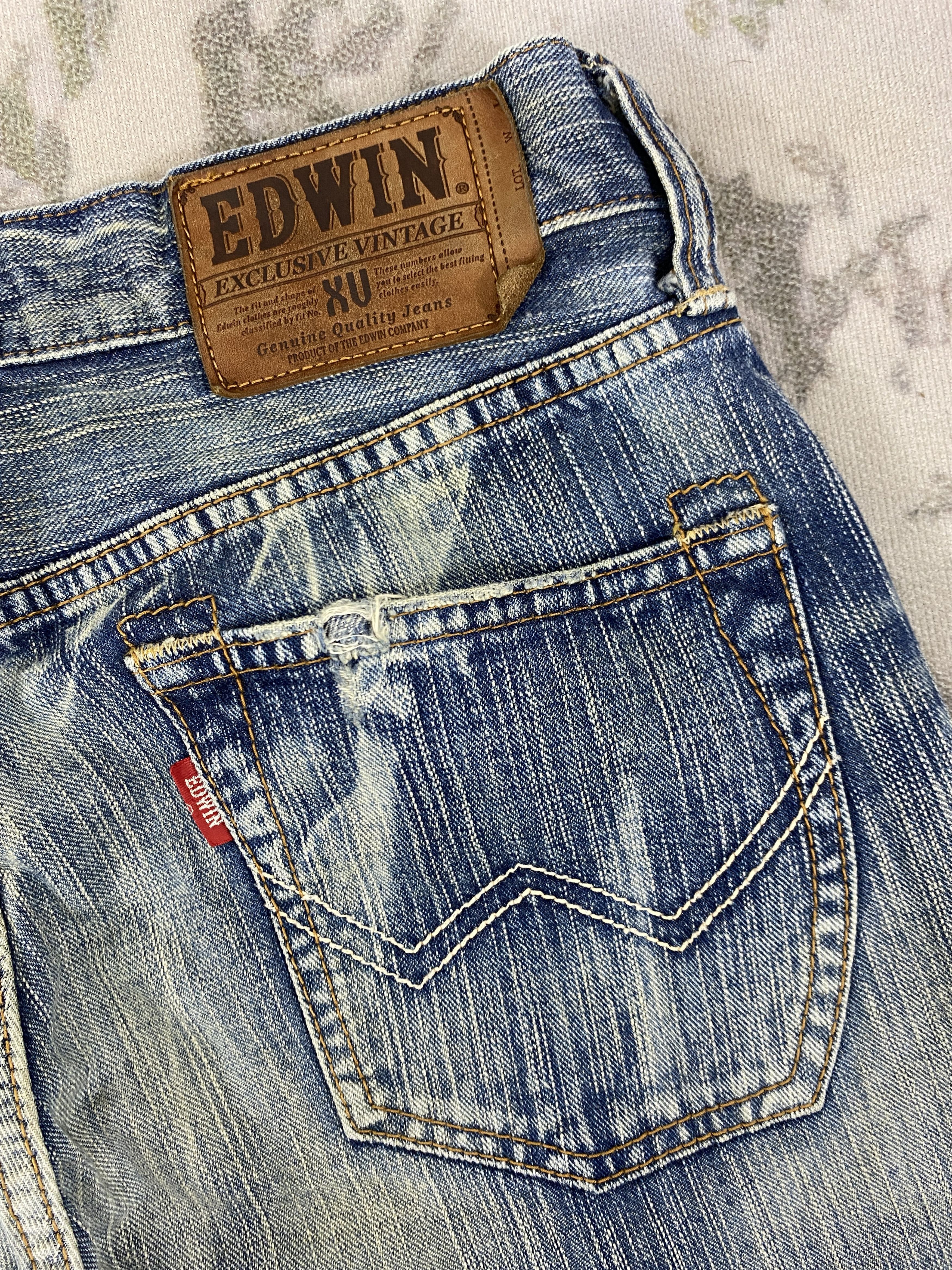 If Six Was Nine Vintage Edwin IF SIX WAS NINE STYLE 31x31.5 Denim- JN3551 Size US 31 - 11 Thumbnail
