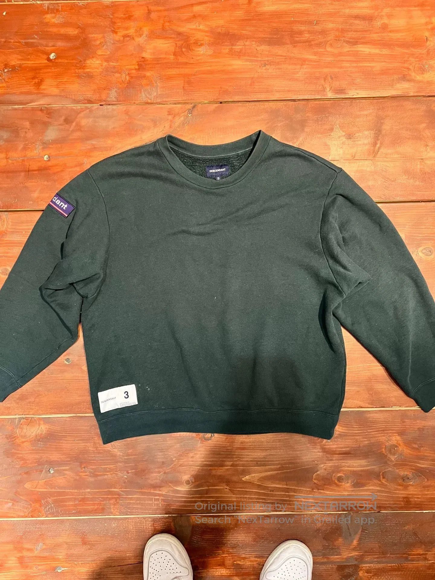 Descendant black DCDT Descendant embroidered sweatshirt. Size US M / EU 48-50 / 2 - 1 Thumbnail