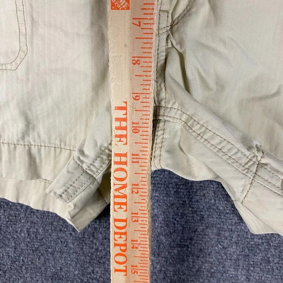 Levi's Levi's Shorts Women's Size 10 100% Cotton Beige Slash Size 32" / US 10 / IT 46 - 4 Thumbnail