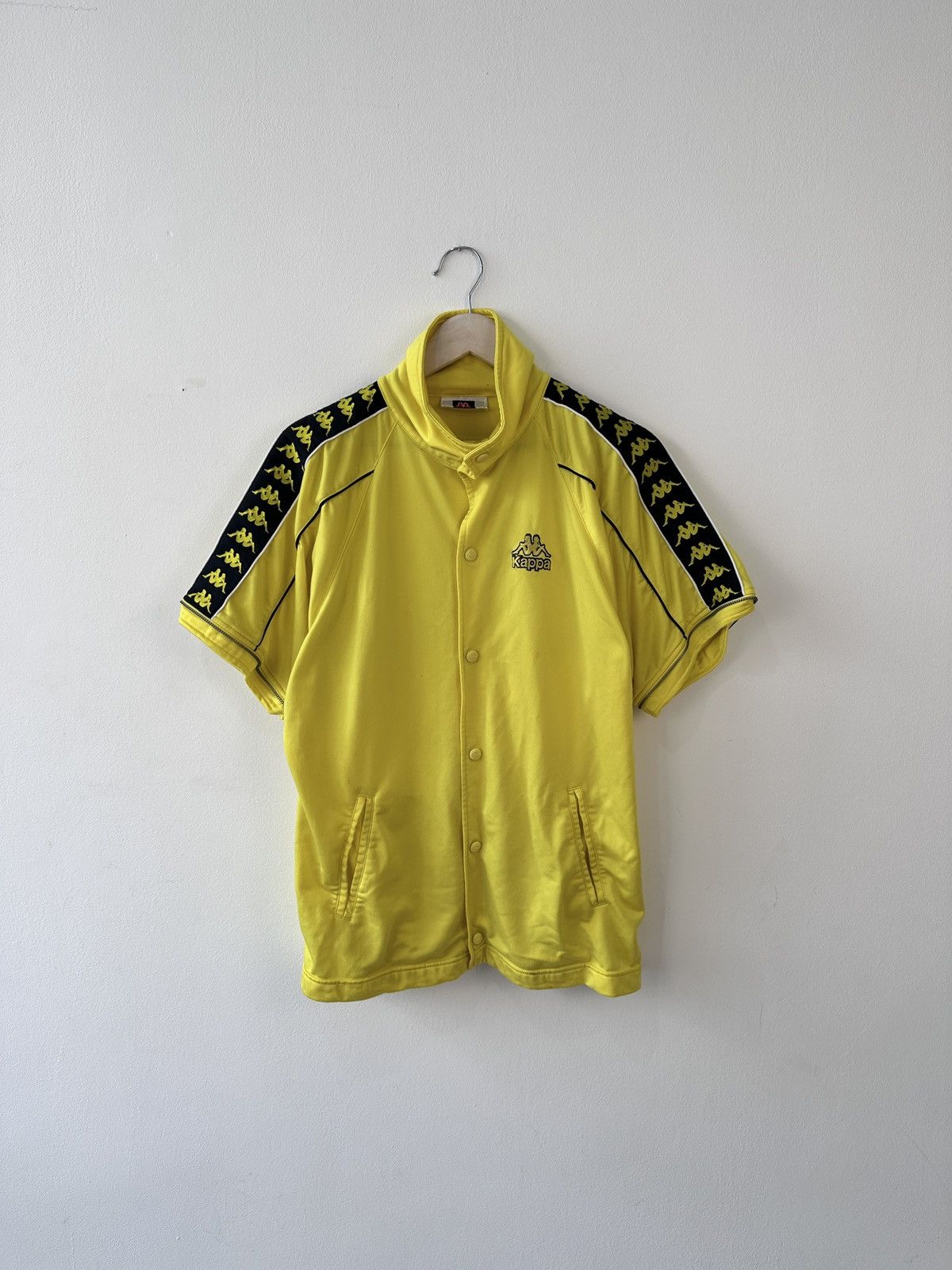 Kappa Vintage 90s Kappa Banda Track Jacket Yellow Medium Logo Tape Size US M / EU 48-50 / 2 - 19 Thumbnail