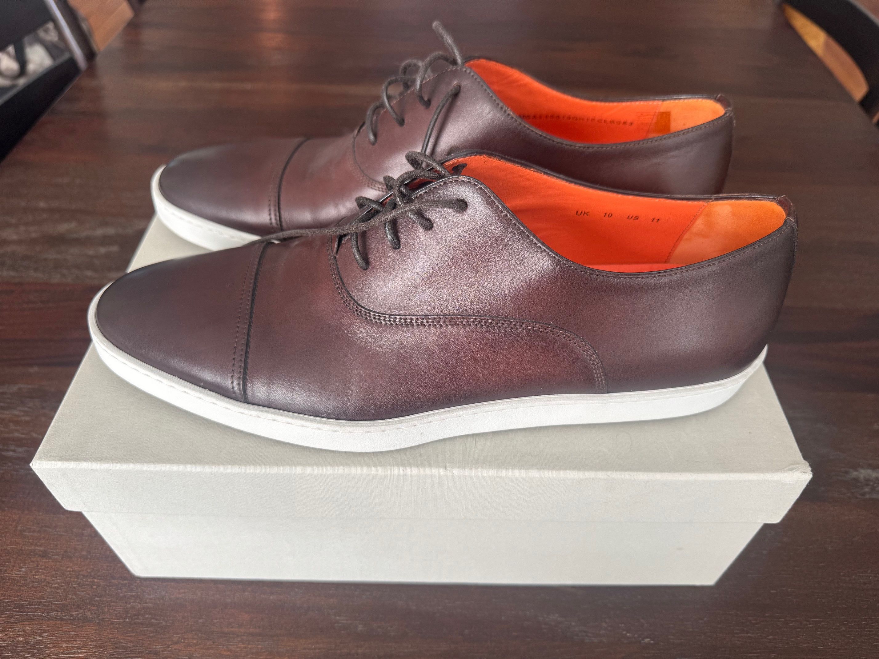 Santoni Santoni Durbin Derby Sneakers Mens Shoes Size 11 Size US 11 / EU 44 - 2 Thumbnail