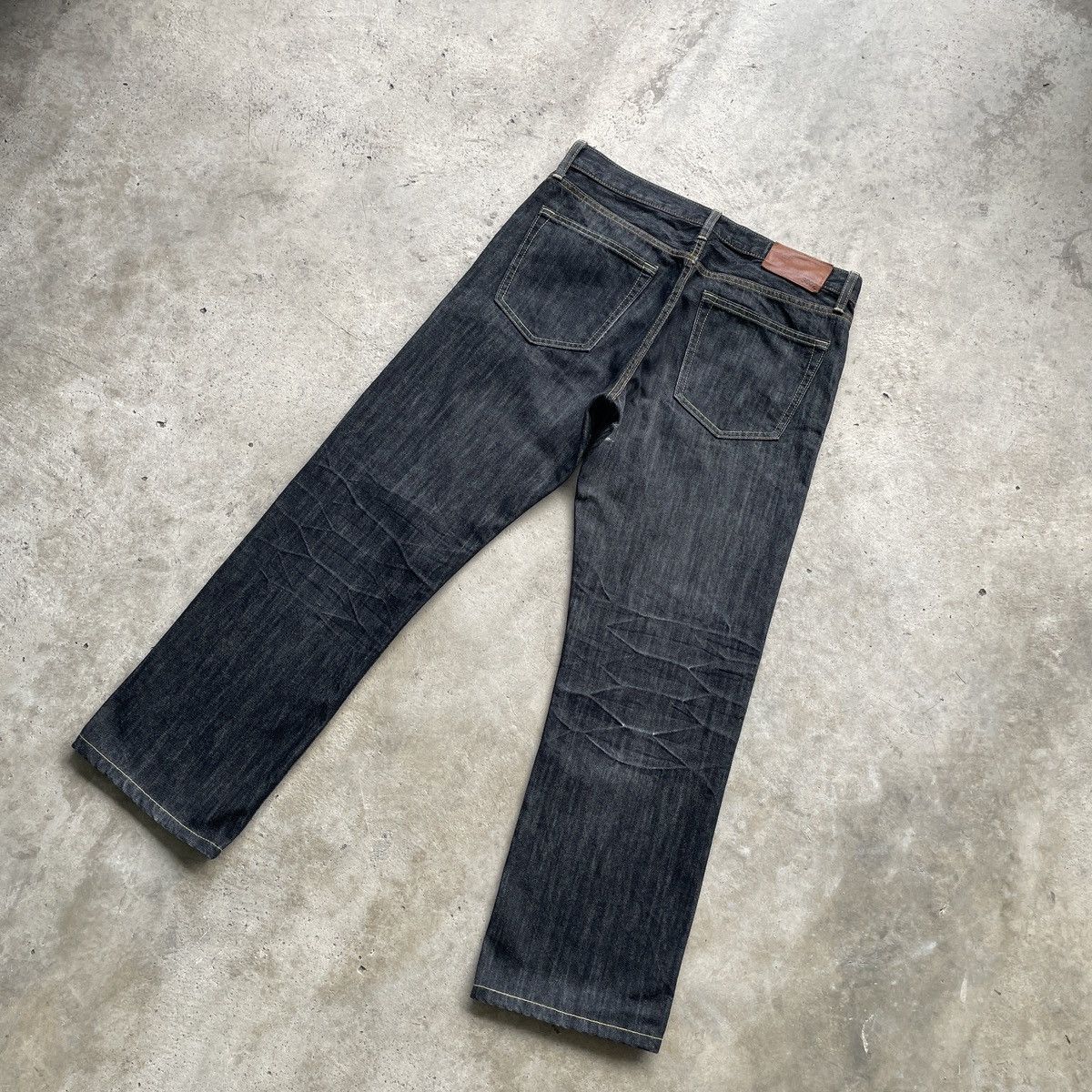 Japanese Brand W33x28.5💥 Vintage Japanese Brand Black Jeans Pants Denim Size US 33 - 14 Thumbnail
