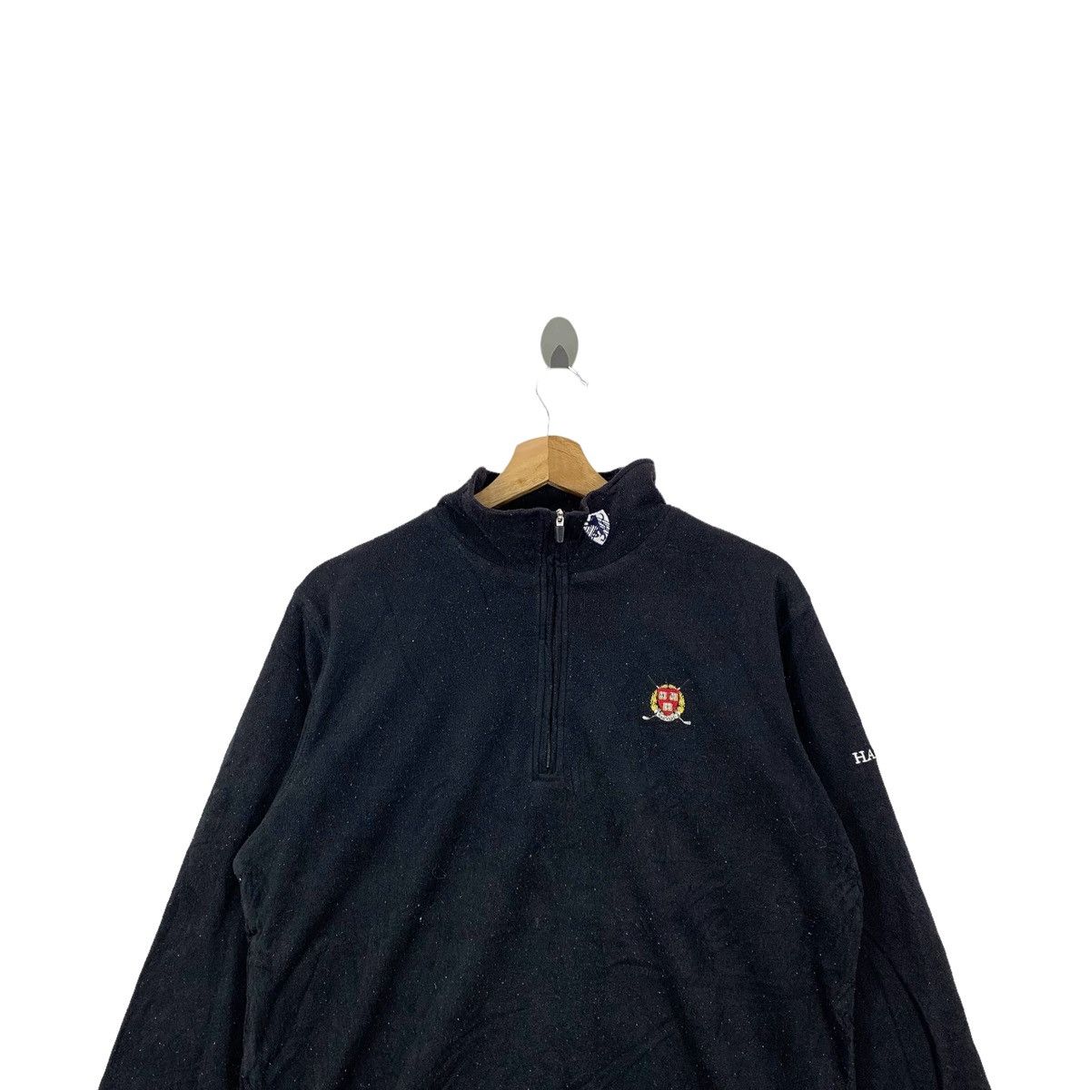 Vintage Vintage HARVARD GOLF Half Zipper Fleece Long Sleeve Size US L / EU 52-54 / 3 - 4 Thumbnail