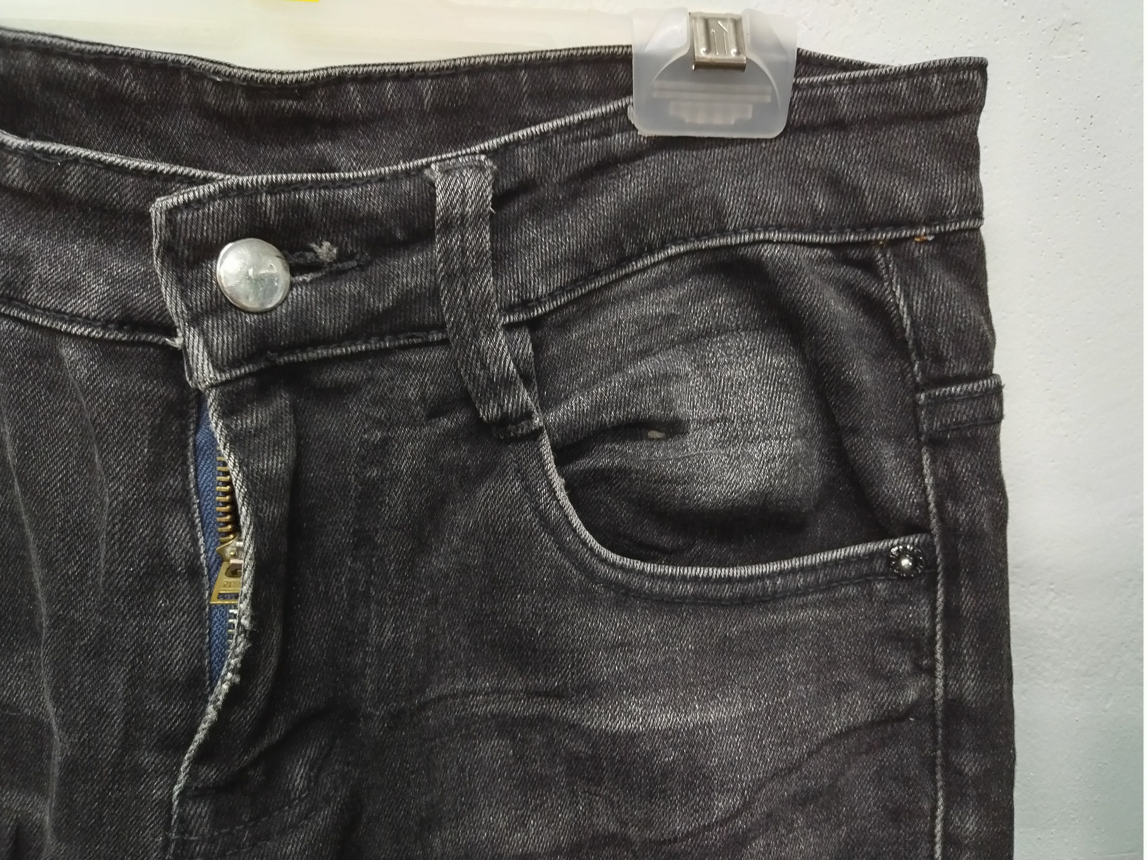 If Six Was Nine × Le Grande Bleu (L.G.B.) Nice Distressed Ribbed Stretchable Slim Jeans Size US 30 / EU 46 - 9 Thumbnail