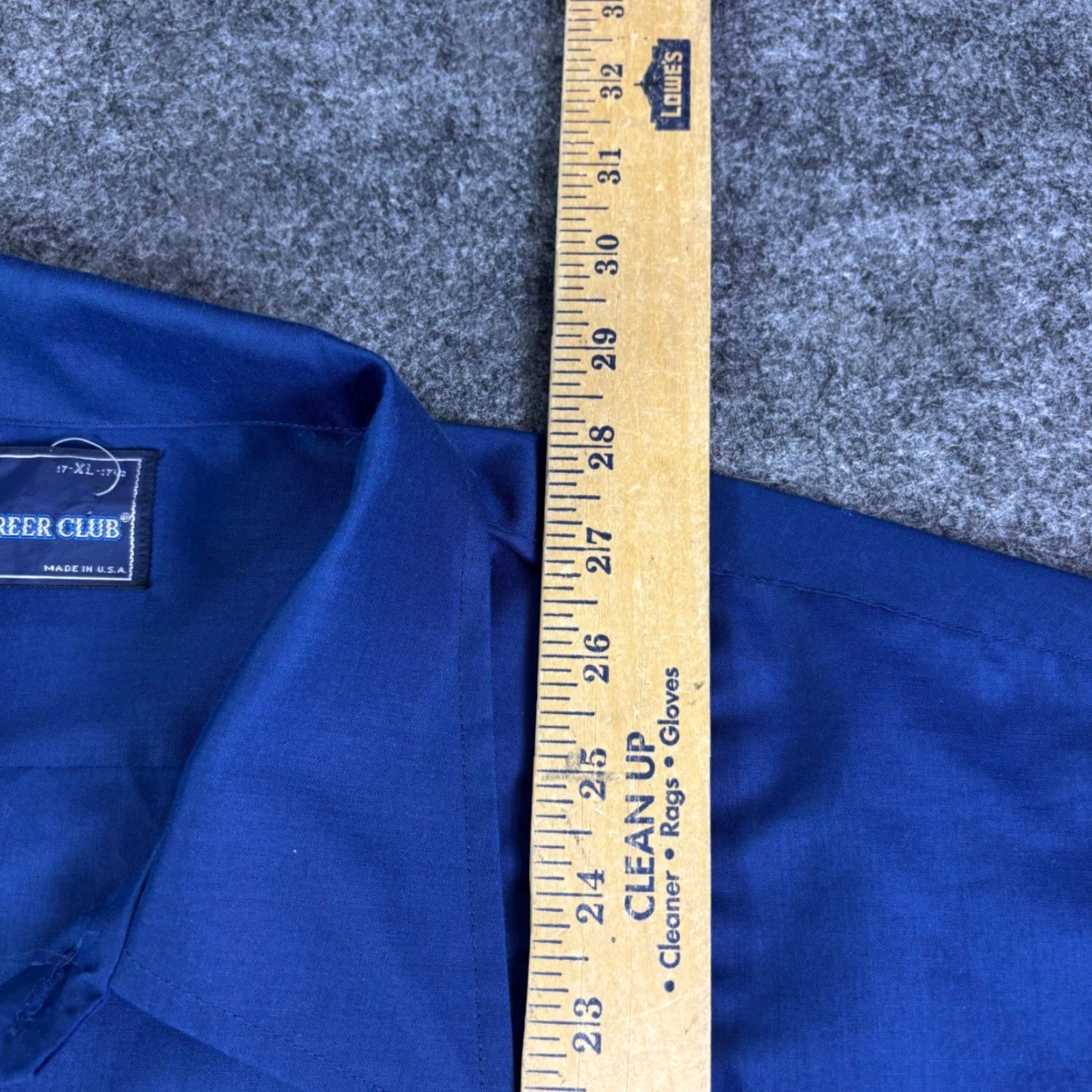 Vintage VINTAGE Career Club Blue Short Sleeve Button-Front Shirt Mens XL Made in USA Size US XL / EU 56 / 4 - 5 Thumbnail