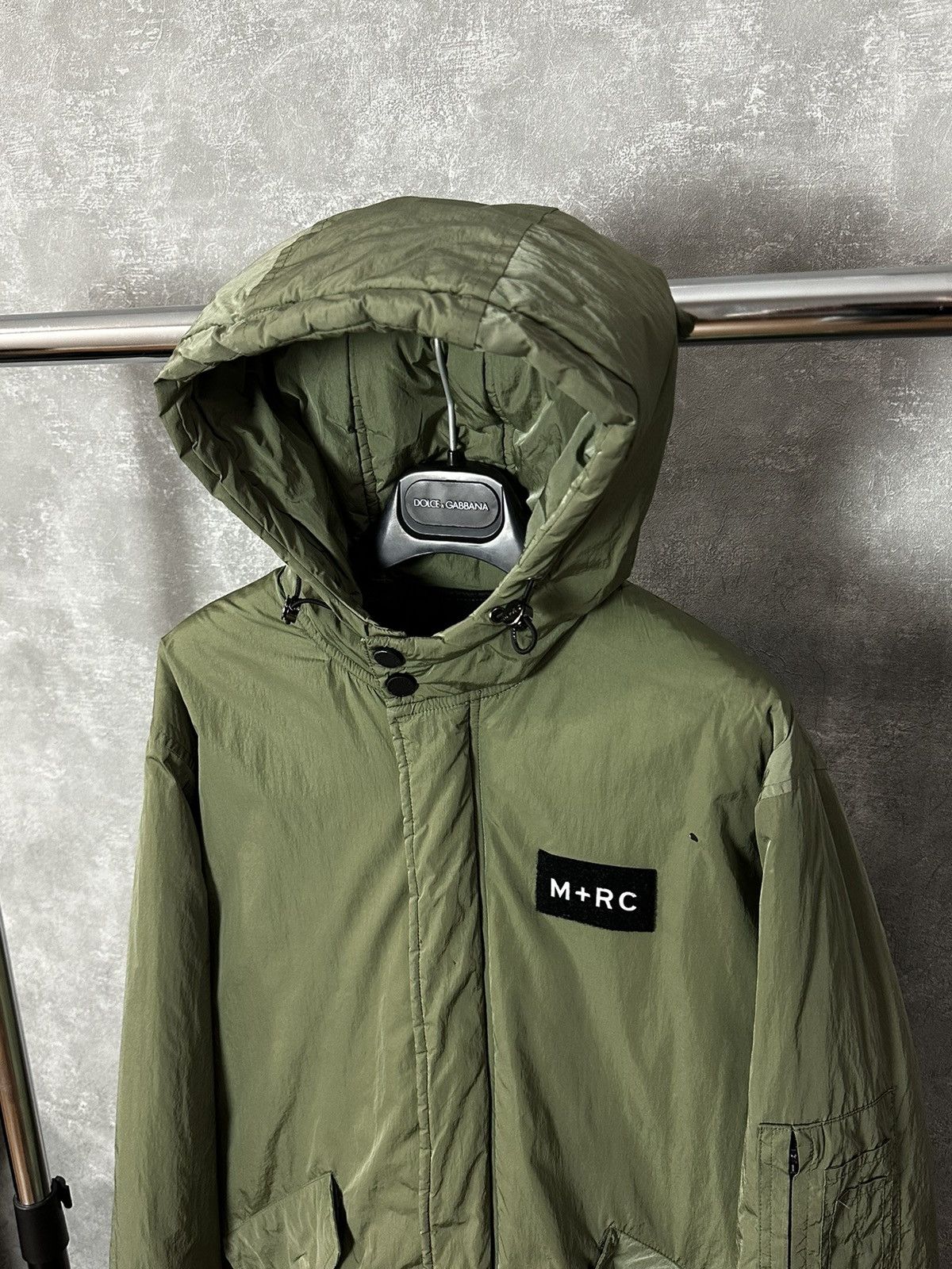 M+Rc Noir M+RC Noir Green Full Zip Insulated Big Logo Hooded Jacket Size US M / EU 48-50 / 2 - 3 Thumbnail