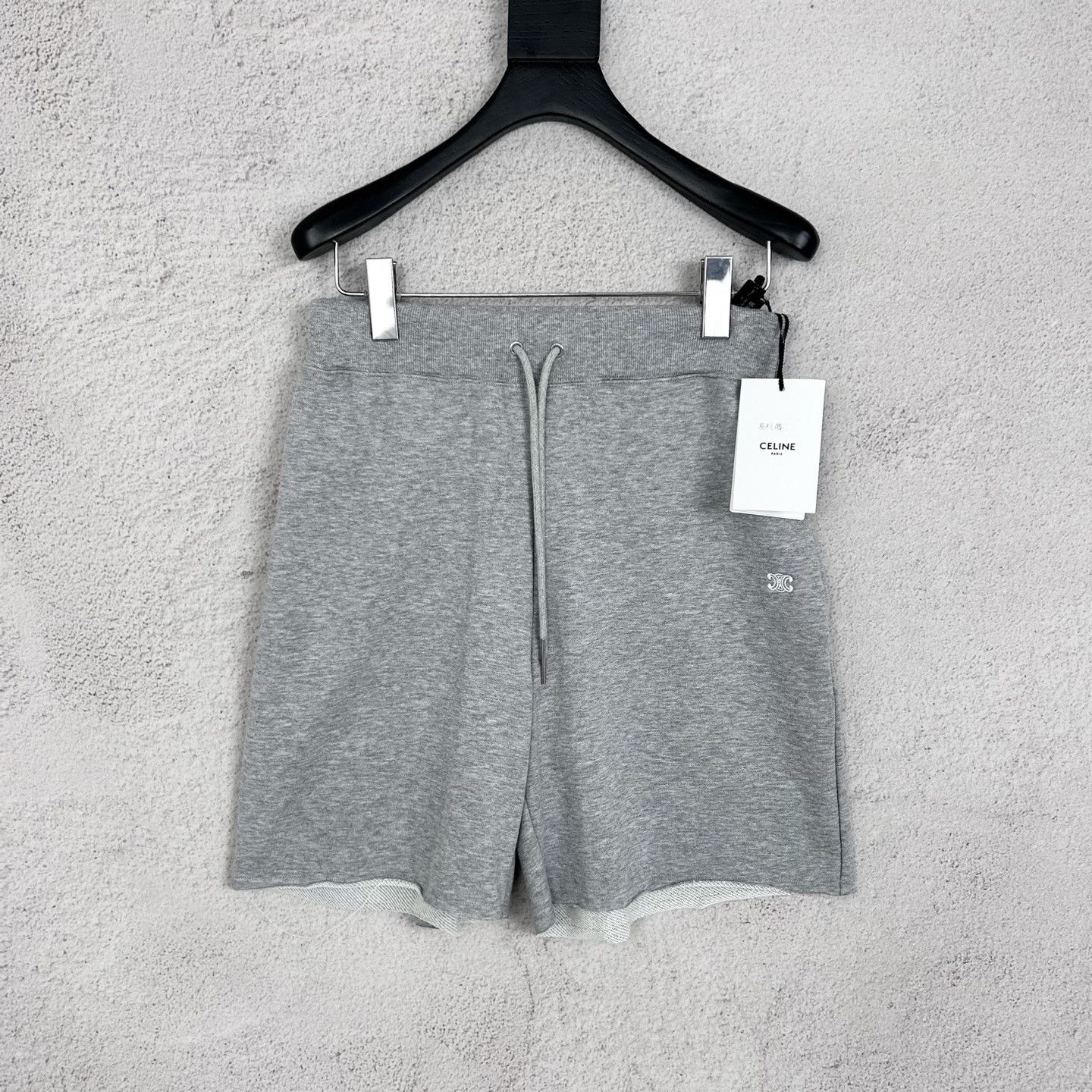 Celine Celine Logo Drawstring High-Waisted Shorts Size 37" - 1 Thumbnail