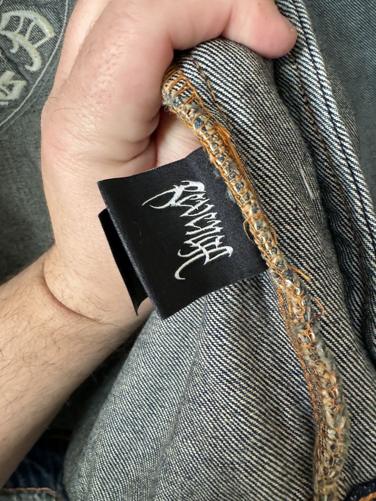 Revenge Revenge Denim Jacket - XXL - NWOT Size US XXL / EU 58 / 5 - 5 Thumbnail