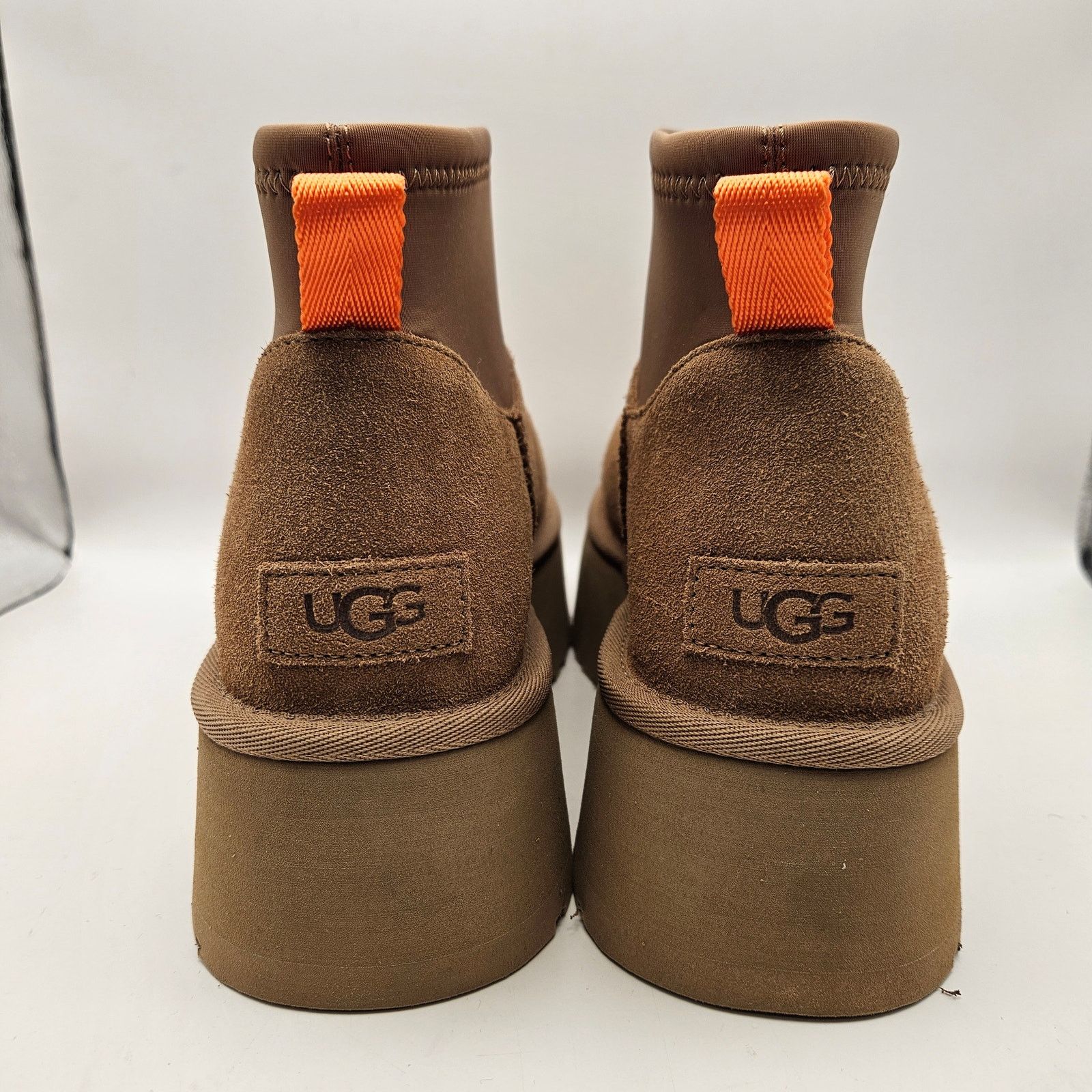 Ugg UGG WOMEN'S 9 PLATFORM MINI BOOTS BROWN SUEDE ULTRA MINI Size US 9 / IT 39 - 3 Thumbnail