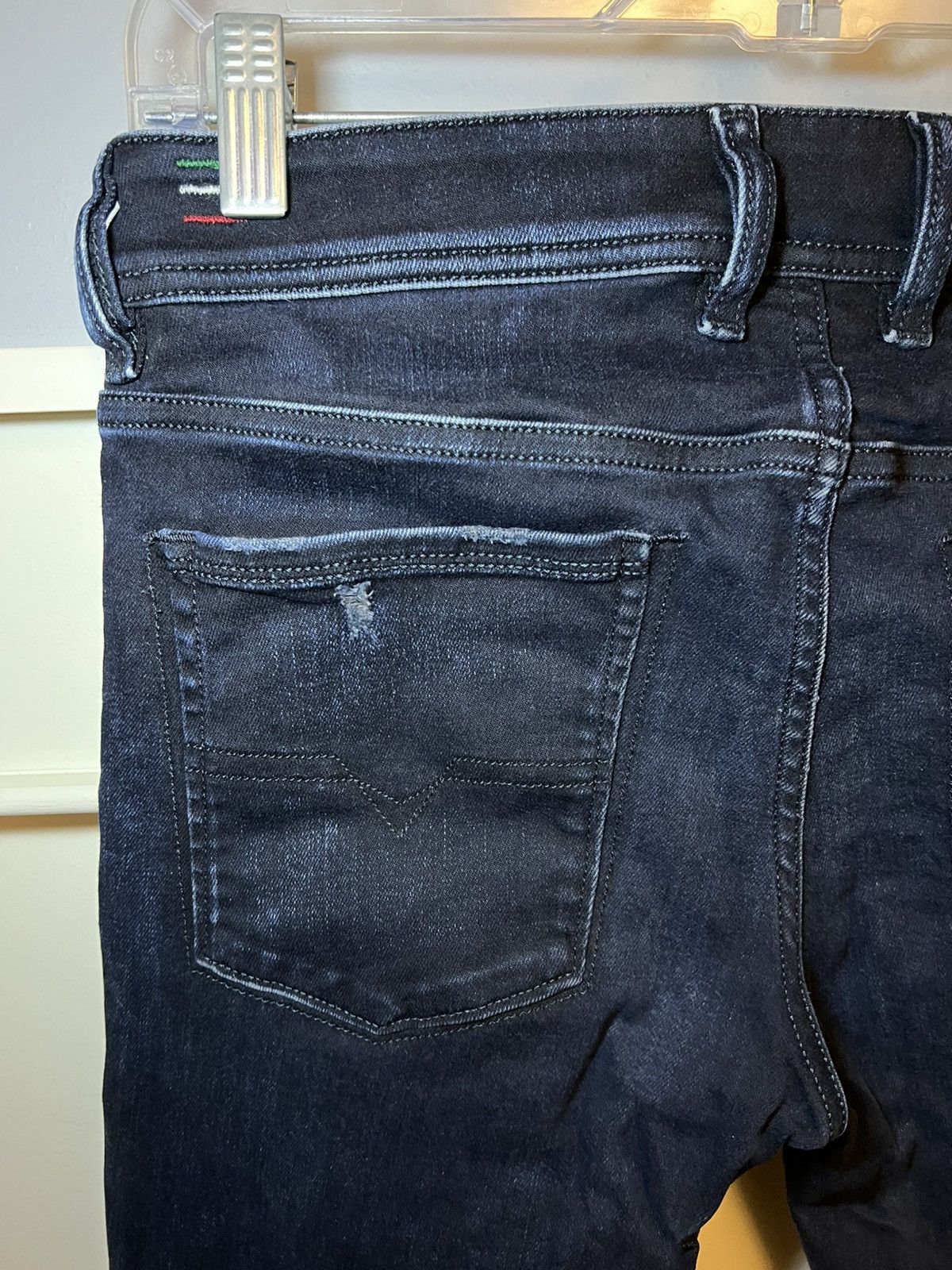 Diesel Vintage Diesel made in Italy “Sleenker distressed slim jeans Size US 28 / EU 44 - 15 Thumbnail