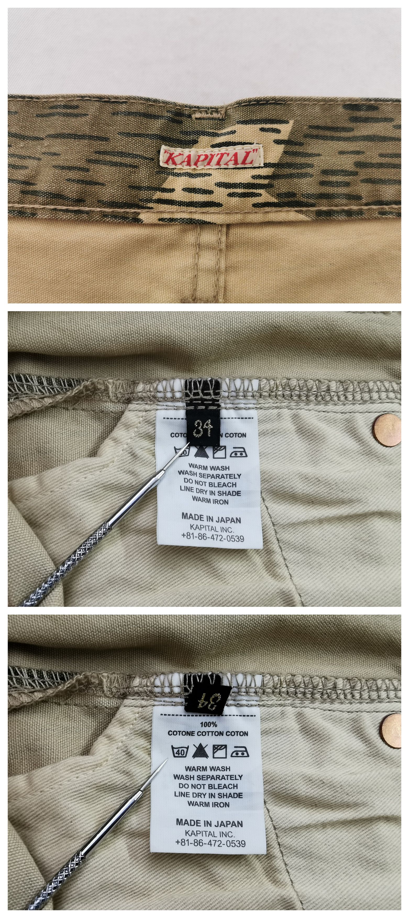 Kapital Vintage 90s Kapital Rain Camouflage Denim Made In Japan Size US 32 / EU 48 - 9 Thumbnail