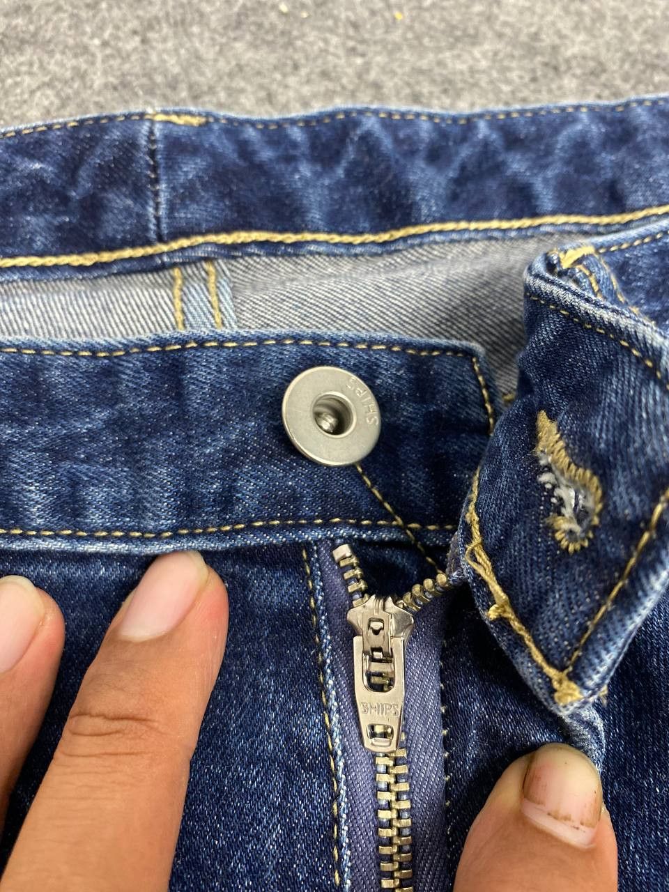 SHIPS ships japanese brand selvedge denim nice design Size US 31 - 9 Thumbnail