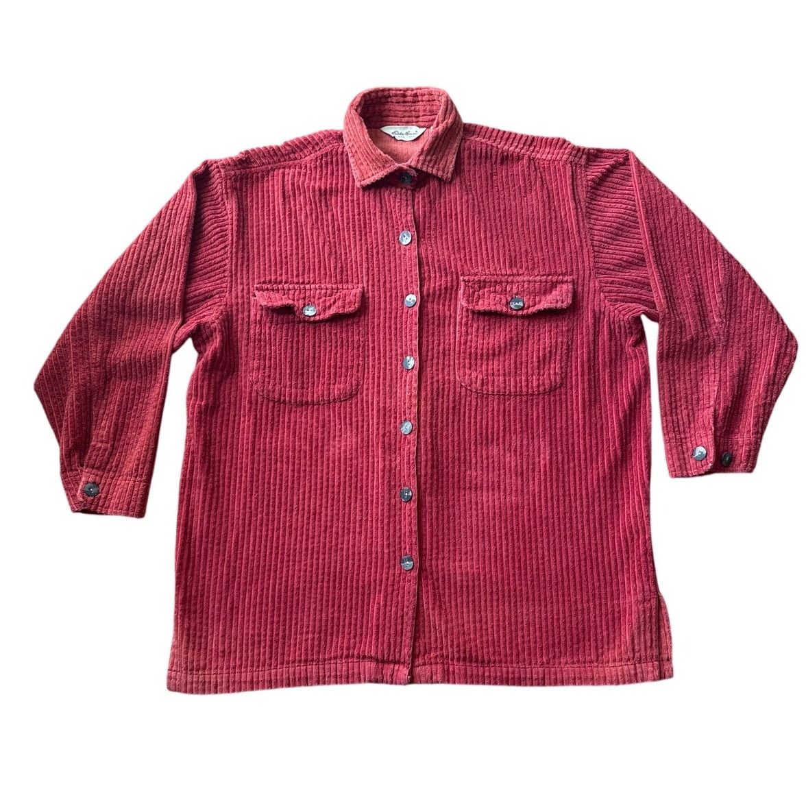 Eddie Bauer Vintage Eddie Bauer oversize Baggy Chorduroy shirt jacket L Size L / US 10 / IT 46 - 1 Thumbnail