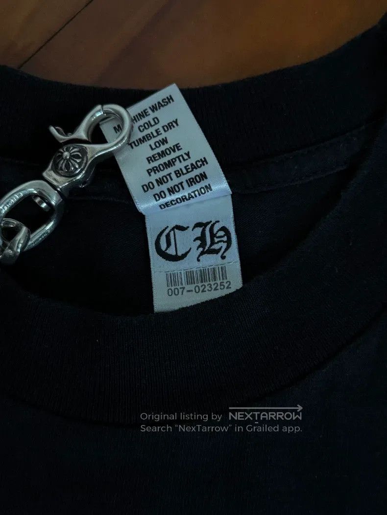 Chrome Hearts CHROME HEARTS Size L Sanskrit sword cross short sleeve Size US L / EU 52-54 / 3 - 4 Thumbnail