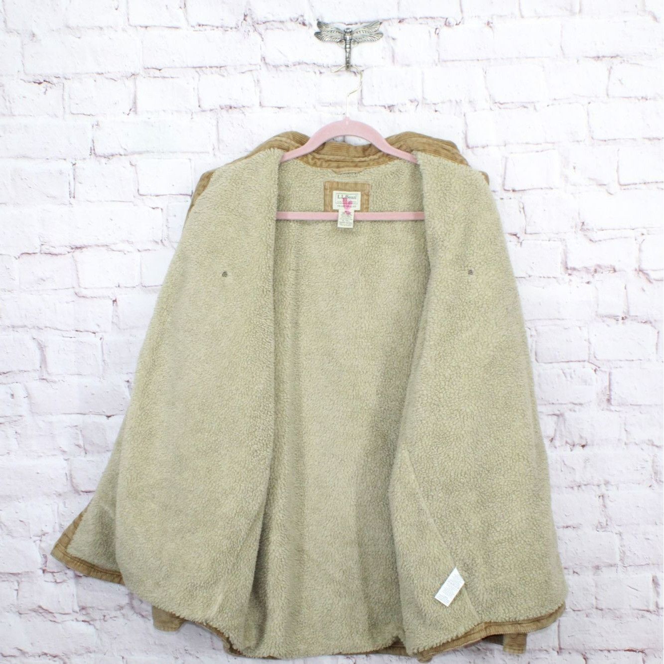 L.L. Bean LL Bean Mens Heritage Fleece Lined Shirt Jac Corduroy Size US XL / EU 56 / 4 - 5 Thumbnail