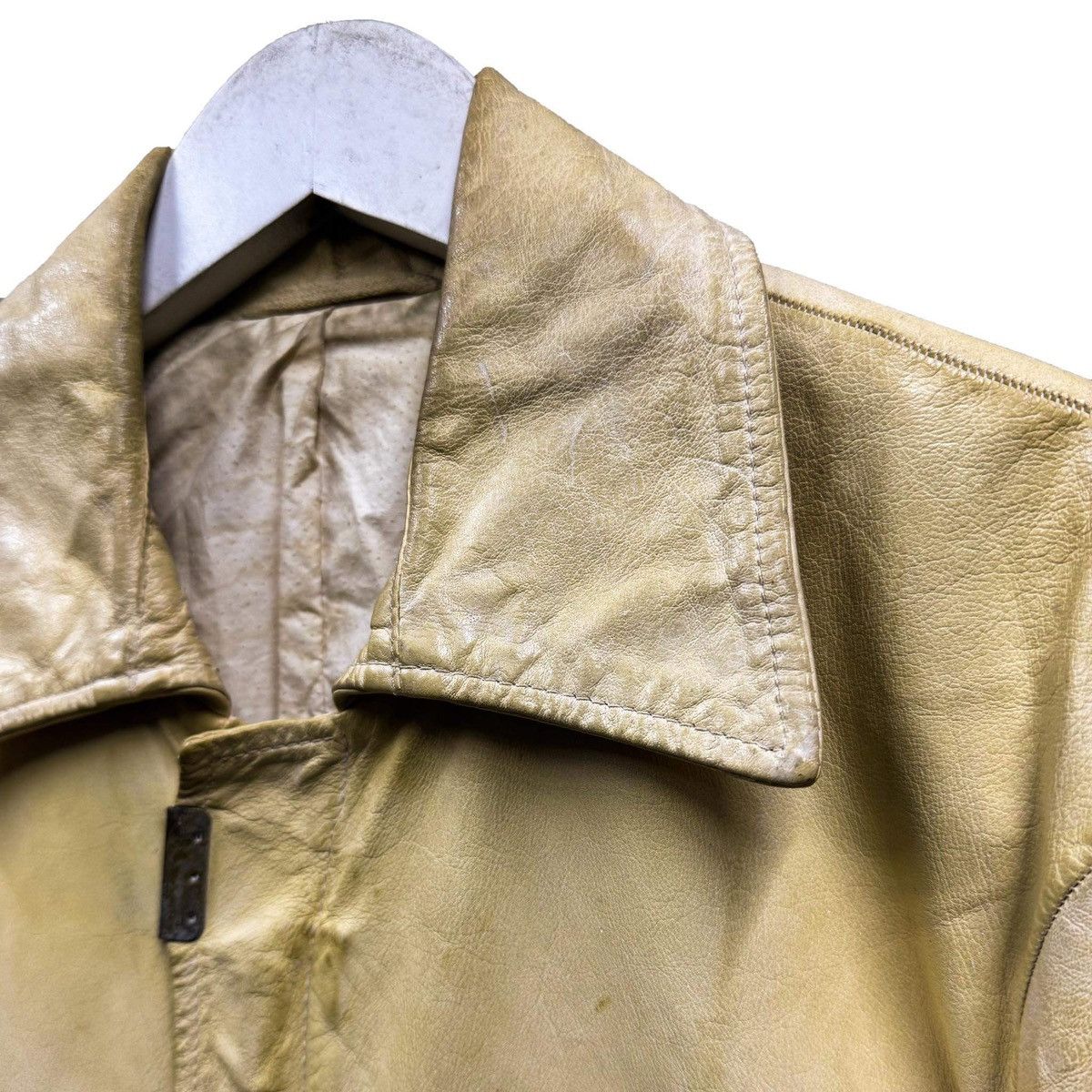 Carol Christian Poell LM/2498R Leather Jacket with Drip-rubber Size US S / EU 44-46 / 1 - 3 Thumbnail