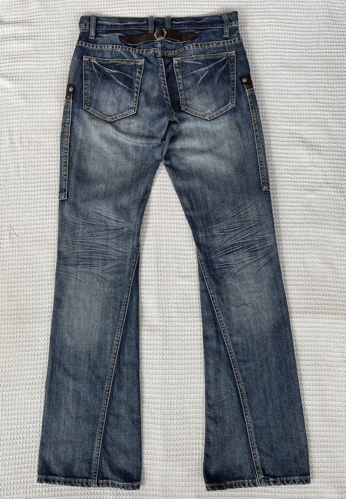 If Six Was Nine × Japanese Brand × Michel Klein Vintage’90s🔥MICHEL KLEIN🔥Side Pocket Bootcut Jeans Size US 31 - 3 Thumbnail