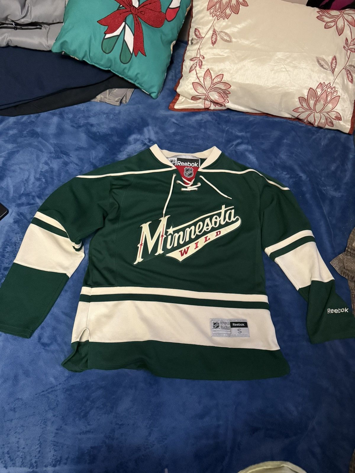 Reebok Minnesota wild vintage jersery Size US S / EU 44-46 / 1 - 1 Thumbnail