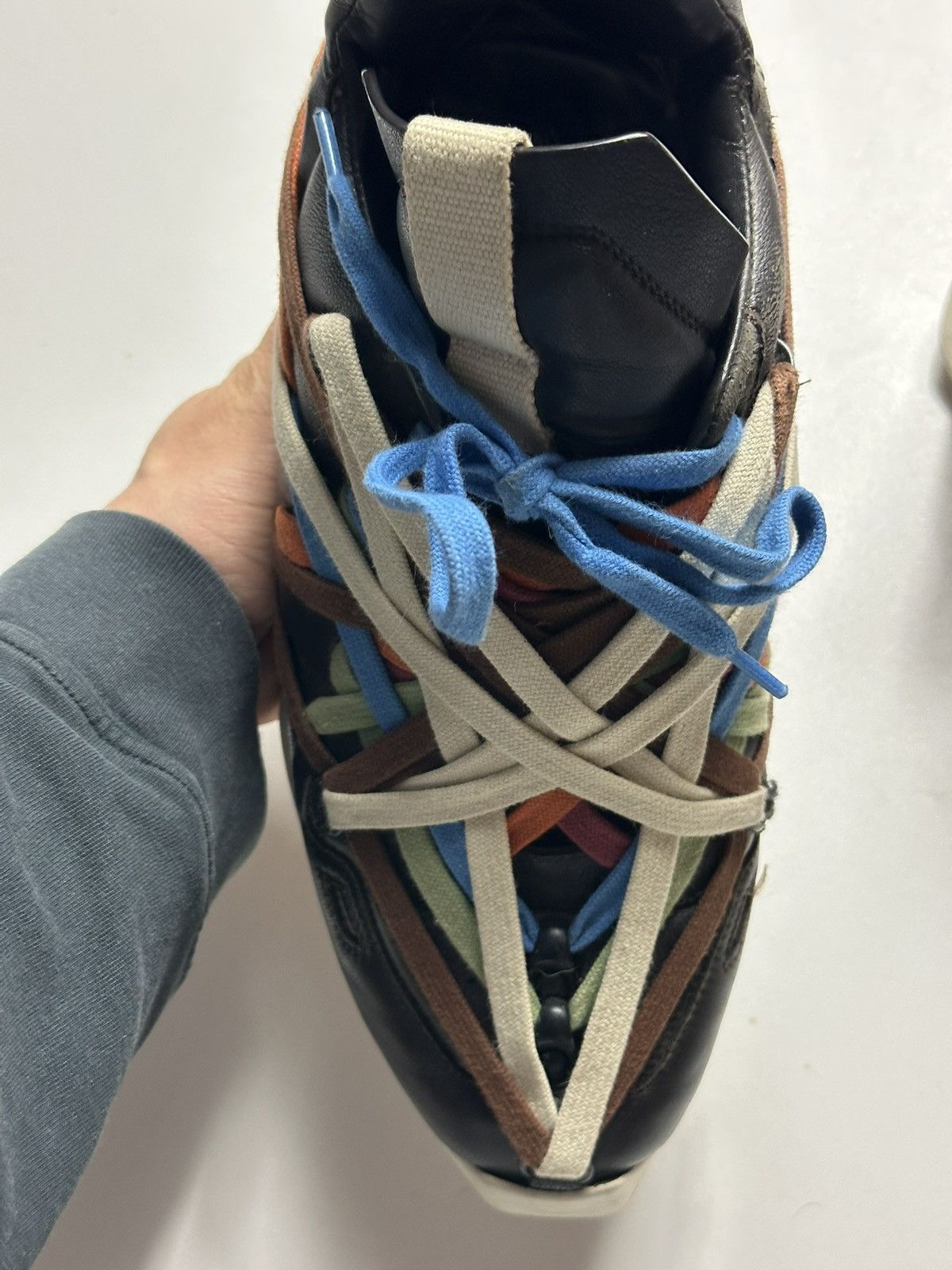 Rick Owens SS20 Rick Owens Tectual Maximal Megalace Runner Size US 7 / IT 37 - 7 Thumbnail