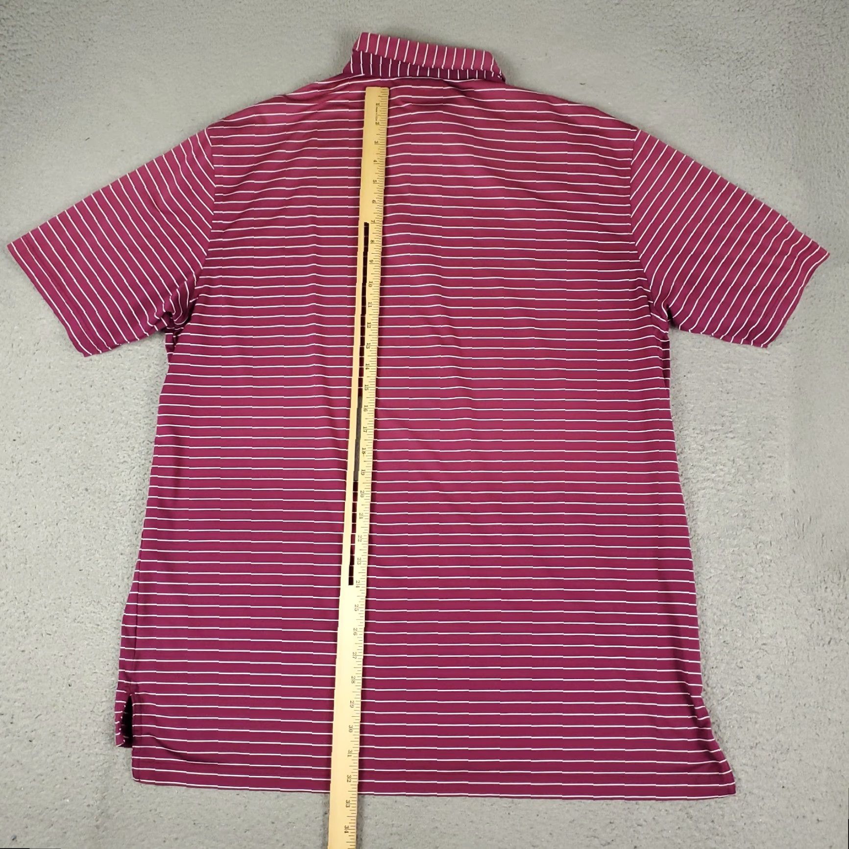 Peter Millar Peter Millar Polo Shirt Mens XL Purple Striped Short Sleeve Golf FADED Size US XL / EU 56 / 4 - 5 Thumbnail