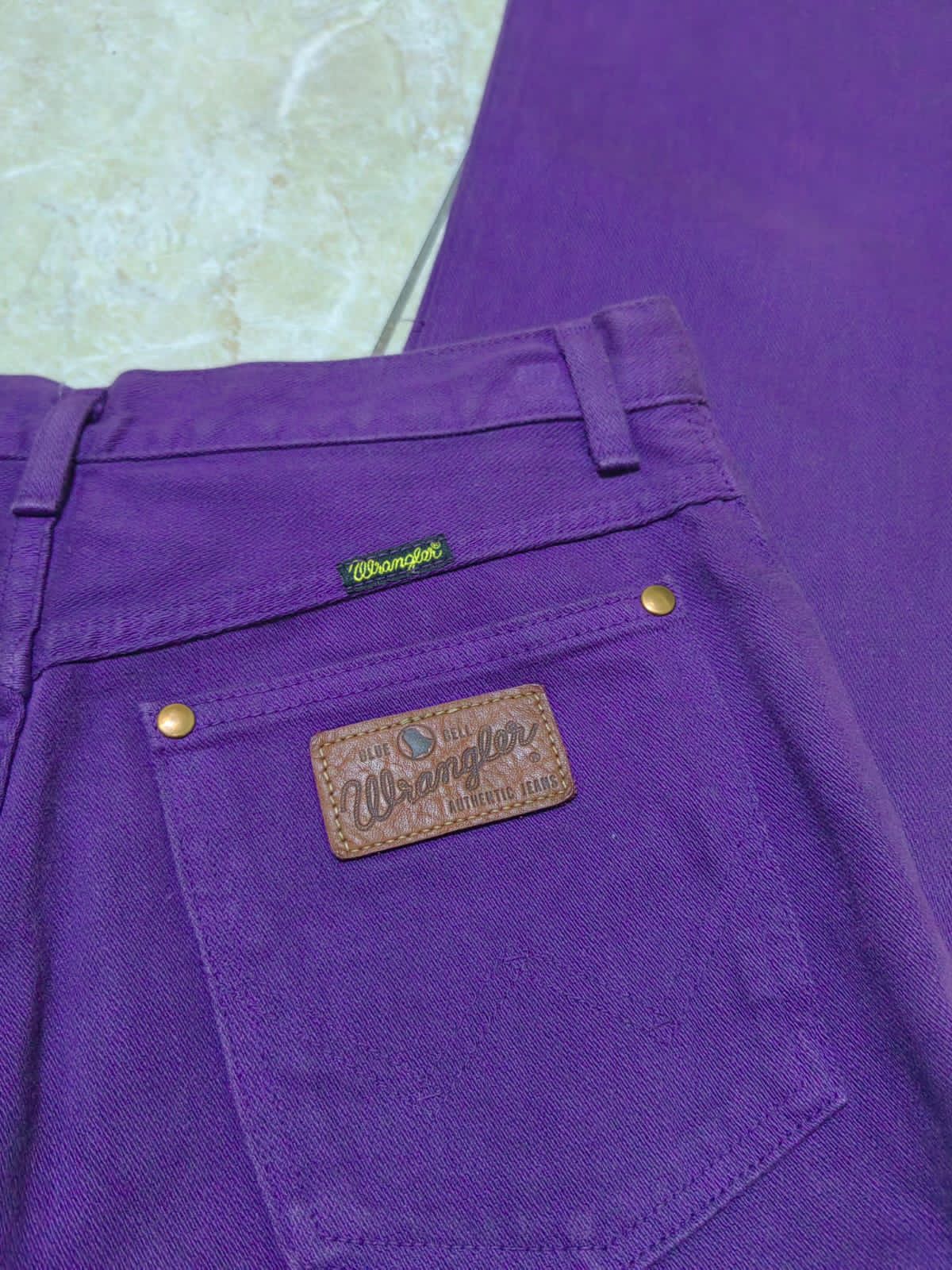 Vintage × Wrangler 50/60s wrangler blue bell flare jeans Size US 28 / EU 44 - 2 Thumbnail