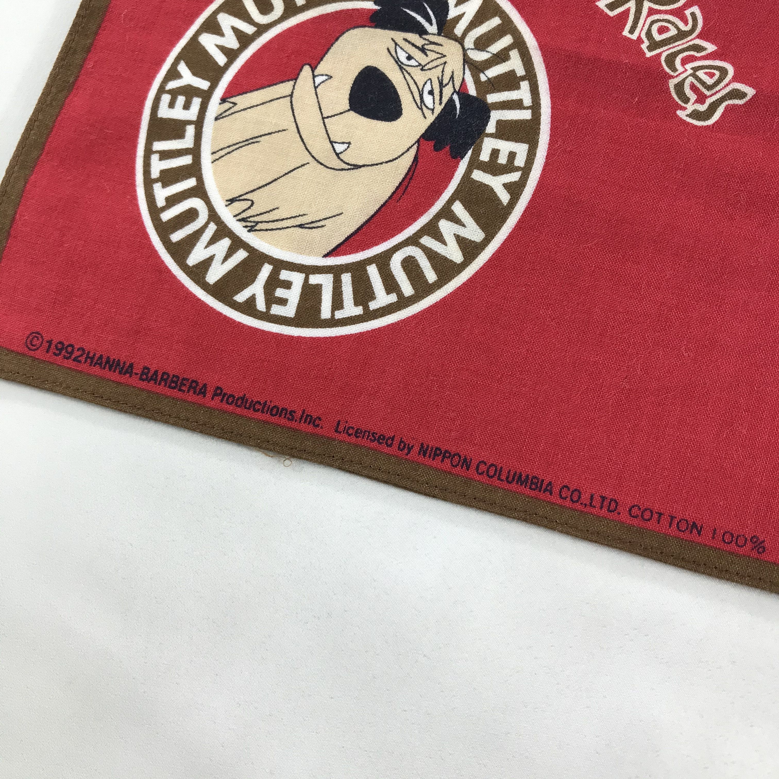 Cartoon Network × Vintage Wacky Races Bandana / Handkerchief / Neckerchief - S1831 Size ONE SIZE - 3 Thumbnail