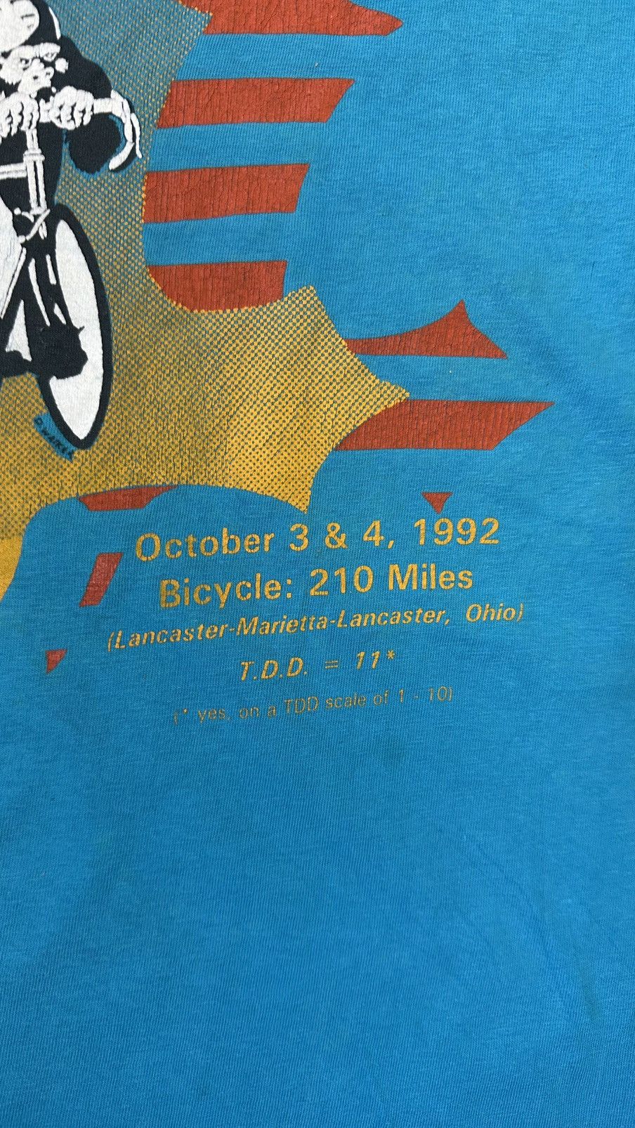 Vintage VINTAGE BICYCLE LONG SLEEVE TEE Size US L / EU 52-54 / 3 - 8 Thumbnail
