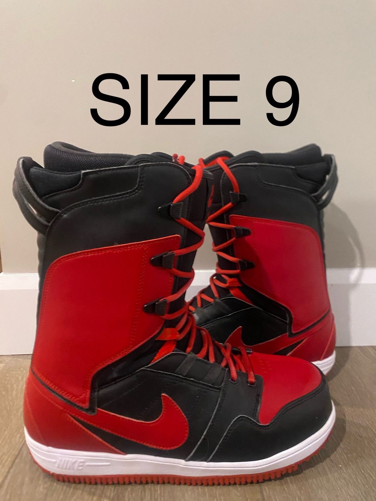 Nike Nike Vapen Snowboard Boots Bred / Varsity Red & Black Size 9 Size US 9 / EU 42 - 10 Thumbnail