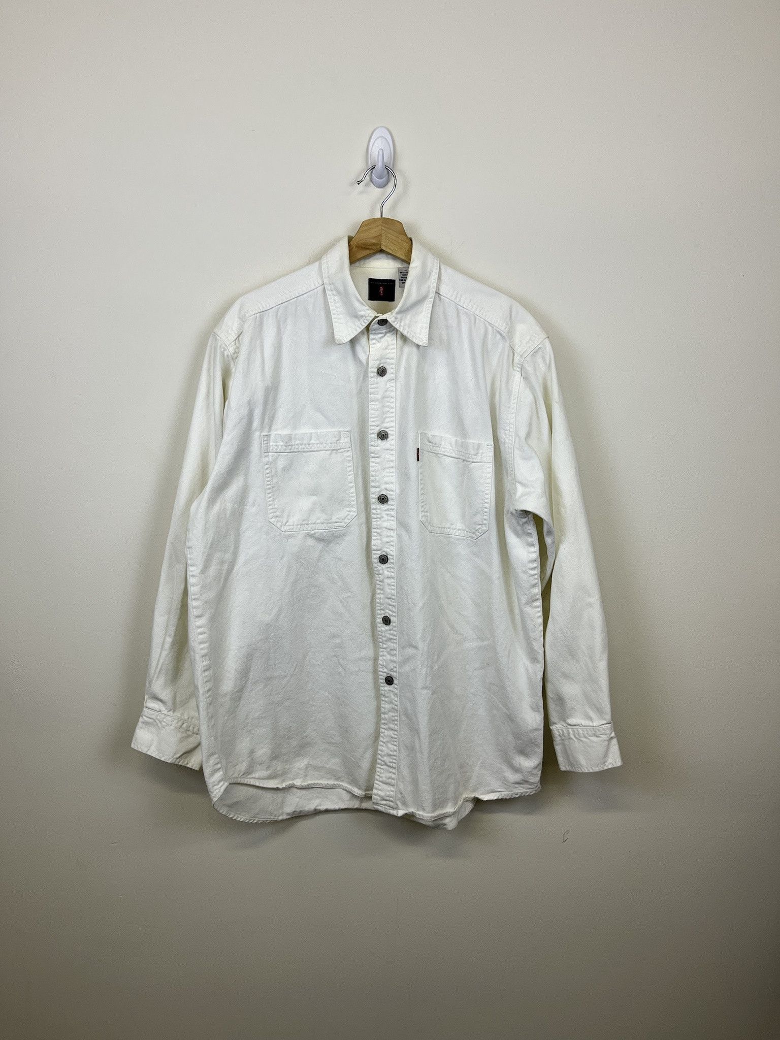 Other Y2K Levis Red Tab Label Denim Overshirt Size US M / EU 48-50 / 2 - 1 Thumbnail