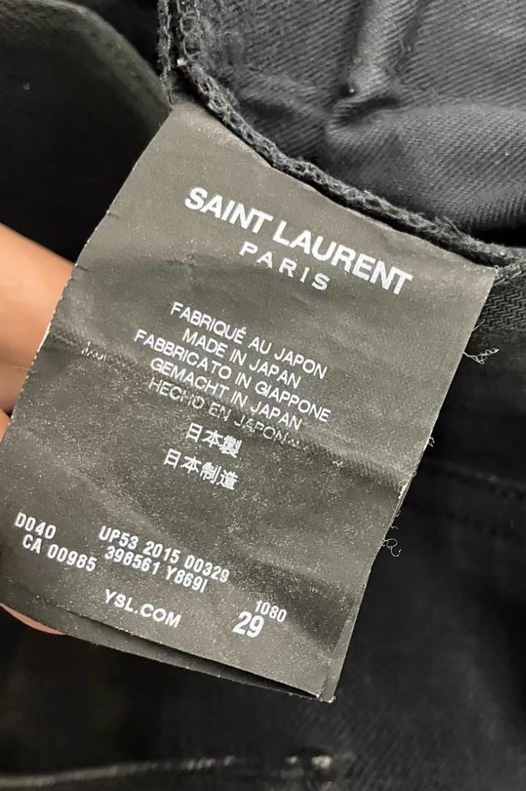 Saint Laurent Paris Saint Laurent Paris D02 Knee Slit Denim Size US 29 - 6 Thumbnail