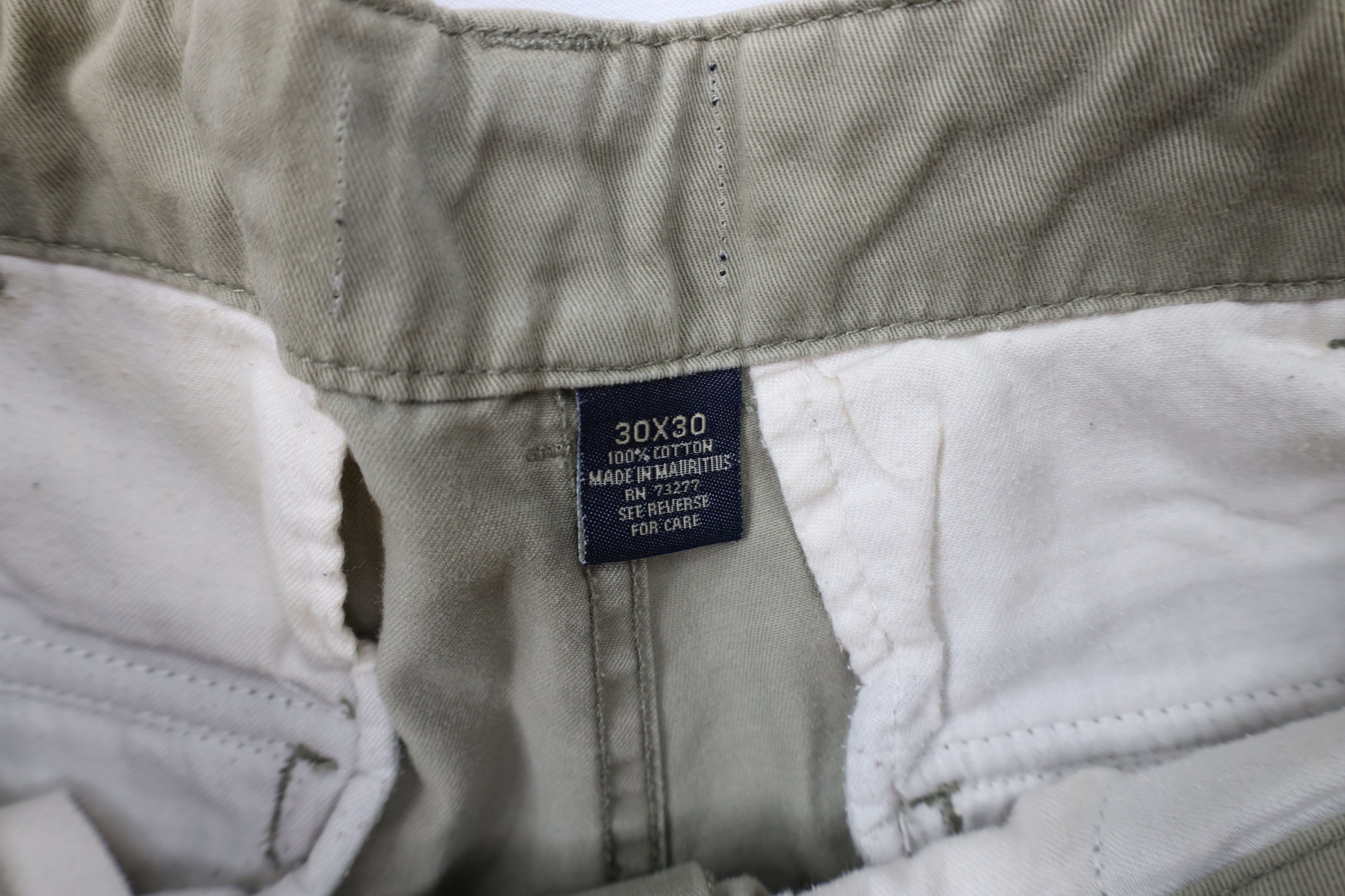 Vintage Vintage 90s Y2K Streetwear Baggy Wide Leg Cargo Pants Green Size US 30 / EU 46 - 8 Thumbnail