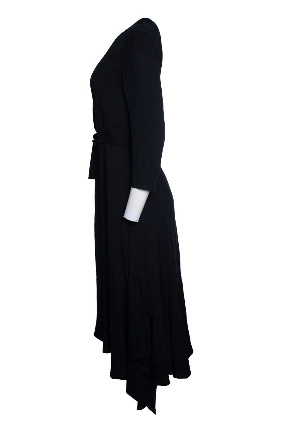 Hermes Hermes, black maxi dress with belt Size S / US 4 / IT 40 - 3 Thumbnail