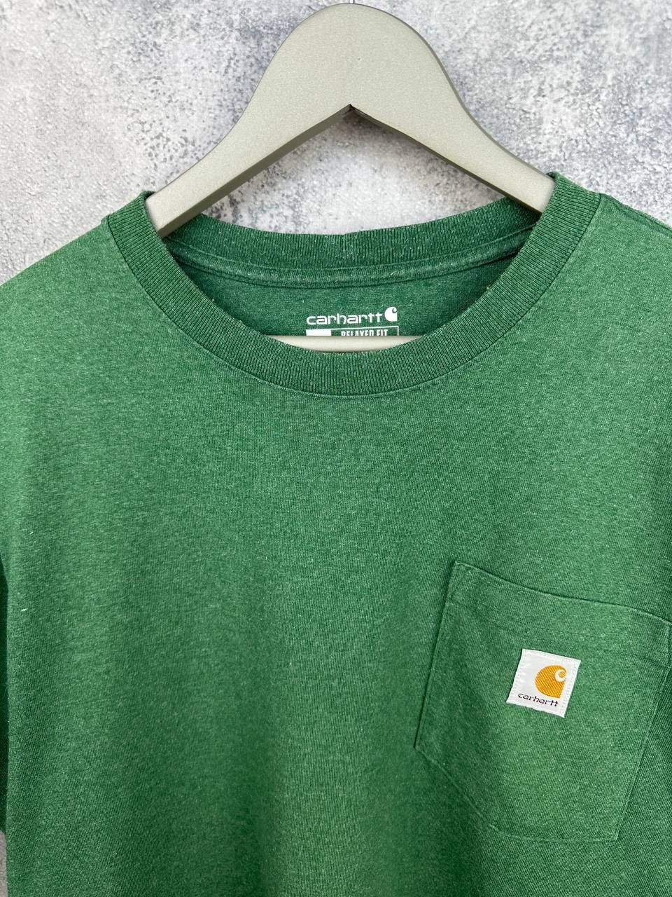 Carhartt Carhartt T-Shirt Relaxed Fit Tee with Pocket Logo Green SS Size US L / EU 52-54 / 3 - 4 Thumbnail