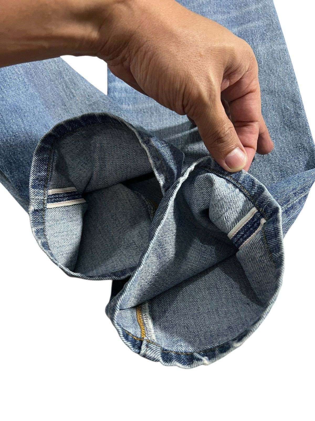 Levi's LVC Levi’s 501z xx Big E Distress Faded Selvedge Jean Size US 30 / EU 46 - 14 Thumbnail