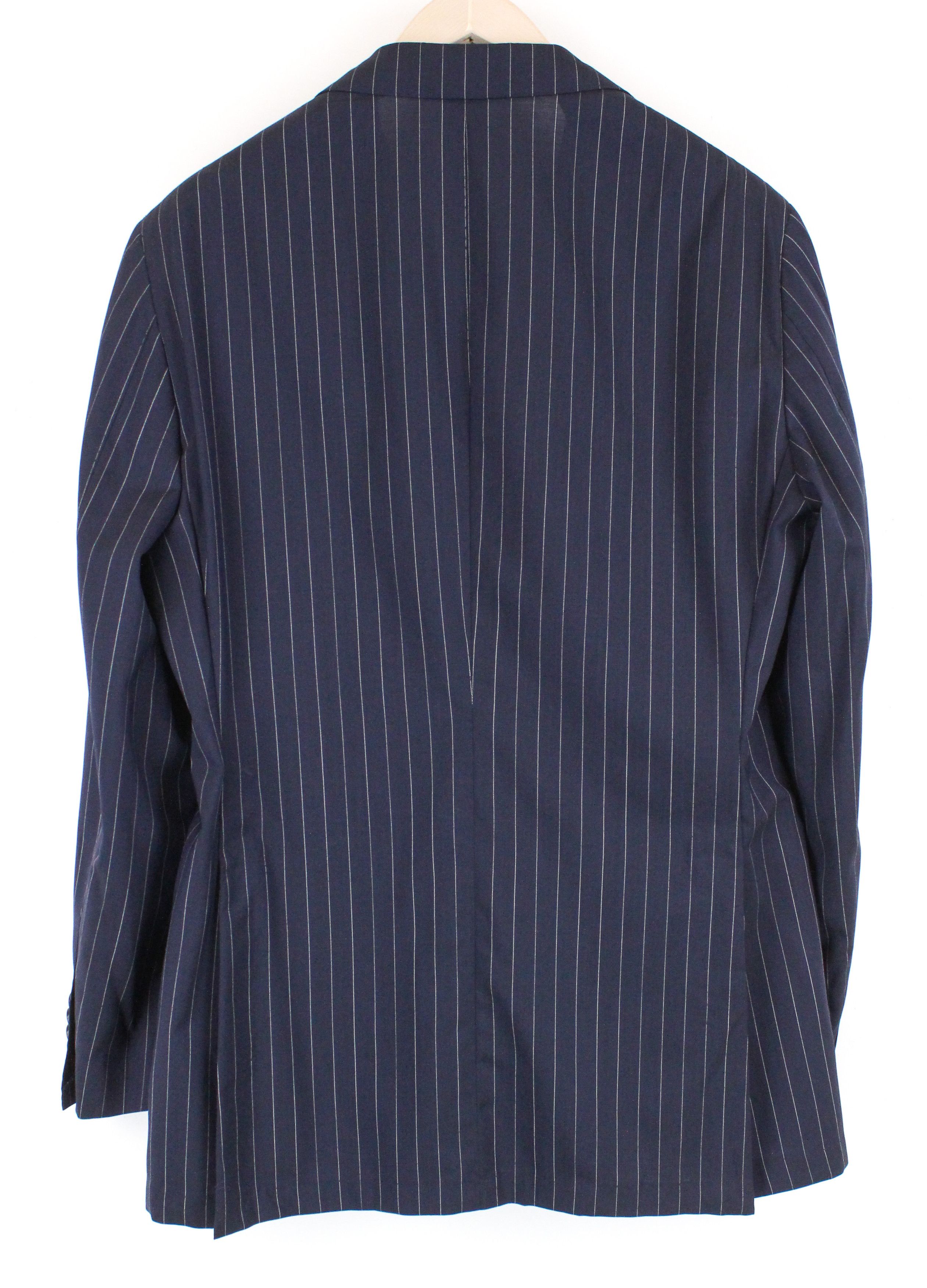 Suitsupply JORT UK42R Navy Slim Striped Blazer 60421 Size 42R - 2 Thumbnail
