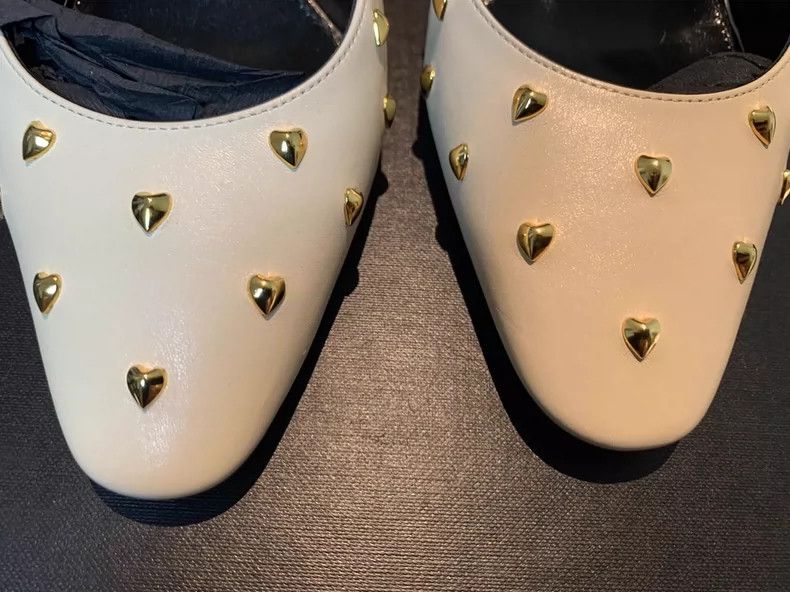 Saint Laurent Paris Saint Laurent Paris Love Rivet High Heels Size US 5.5 / IT 35.5 - 4 Thumbnail
